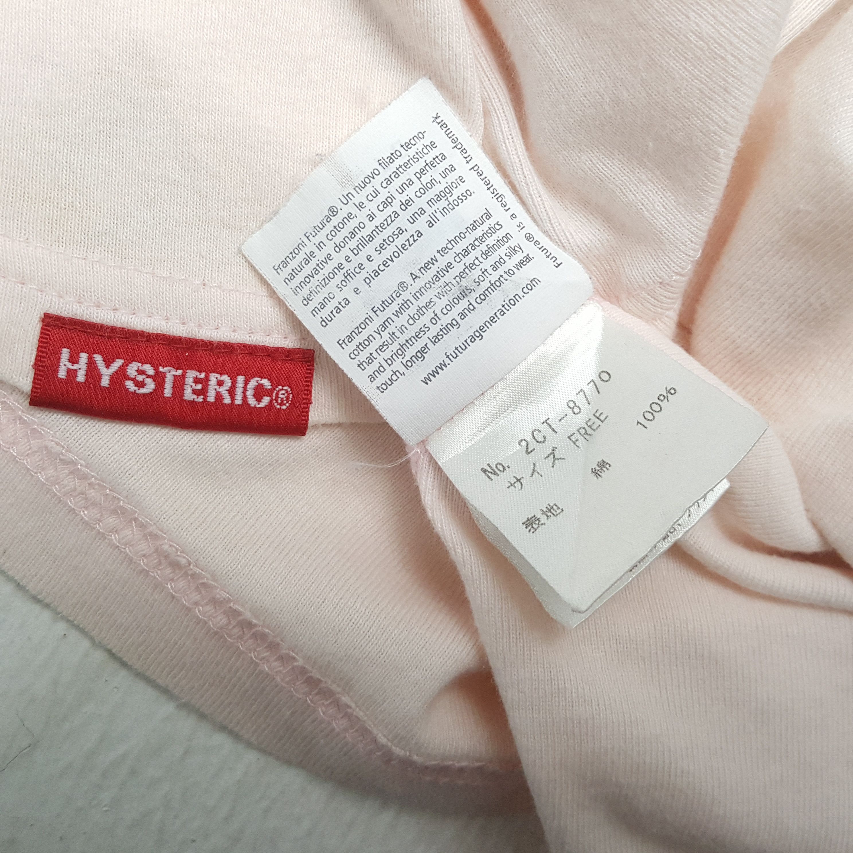 Hysteric Glamour × Japanese Brand × Vintage Vintage HYSTERIC GLAMOUR Japanese Fashion Brand T-Shirts Size XS / US 0-2 / IT 36-38 - 5 Thumbnail