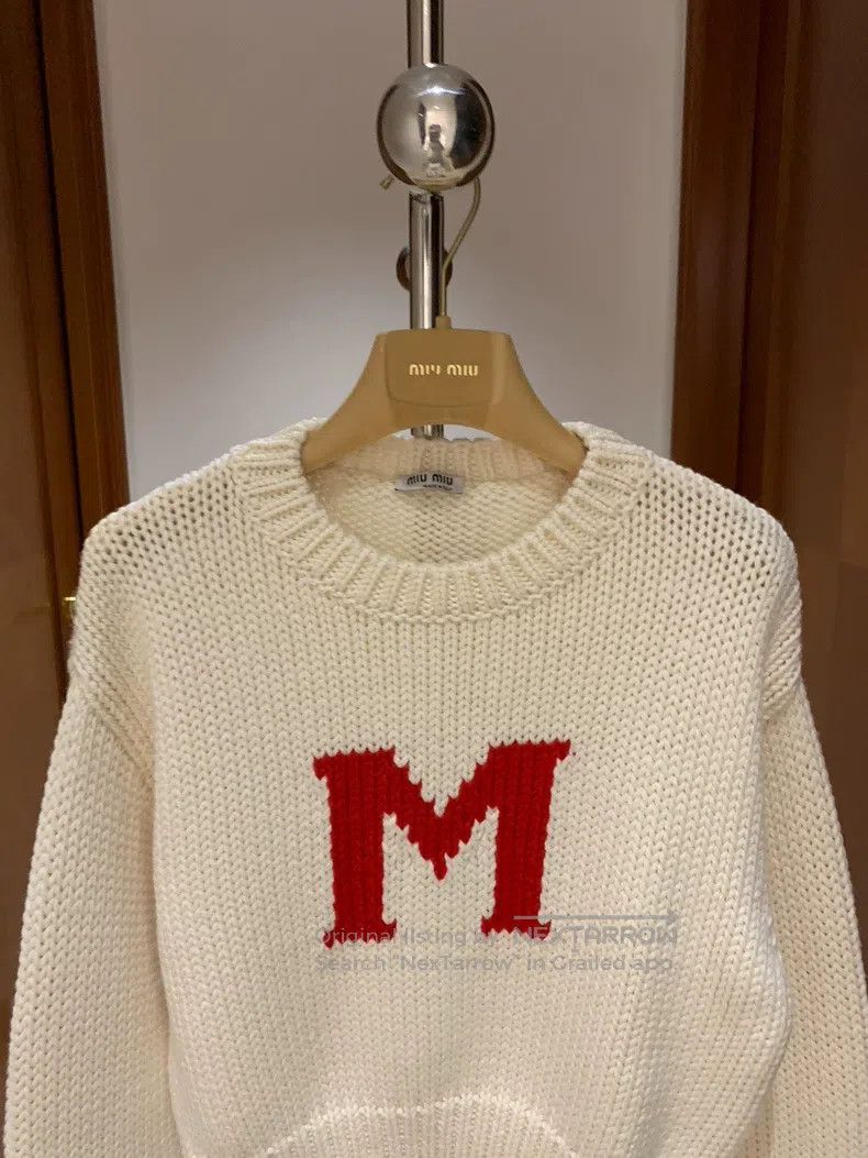 Miu Miu Miu Miu 38 Knitted sweater Size M / US 6-8 / IT 42-44 - 3 Thumbnail