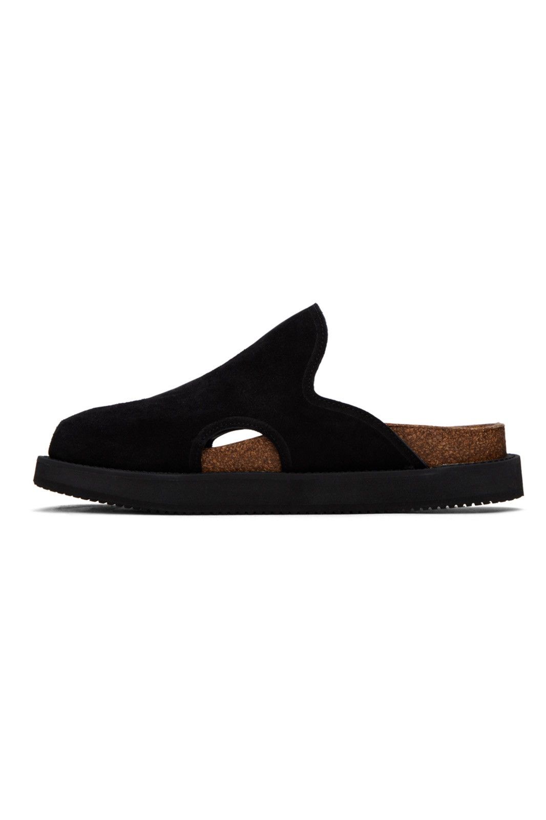 Y's Black Paneled Sandals Size US 9 / EU 42 - 2 Thumbnail