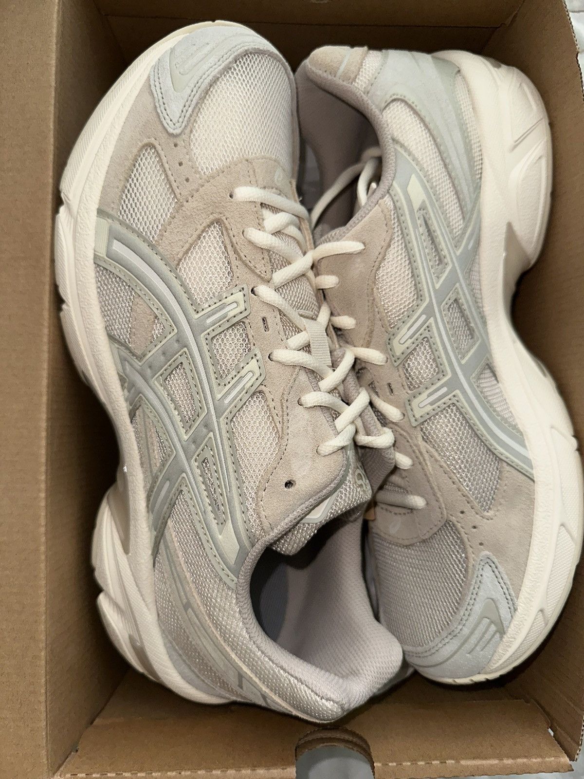 image of Asics Asic Gel-1130 Shoes in Vanilla, Men's (Size 11.5)