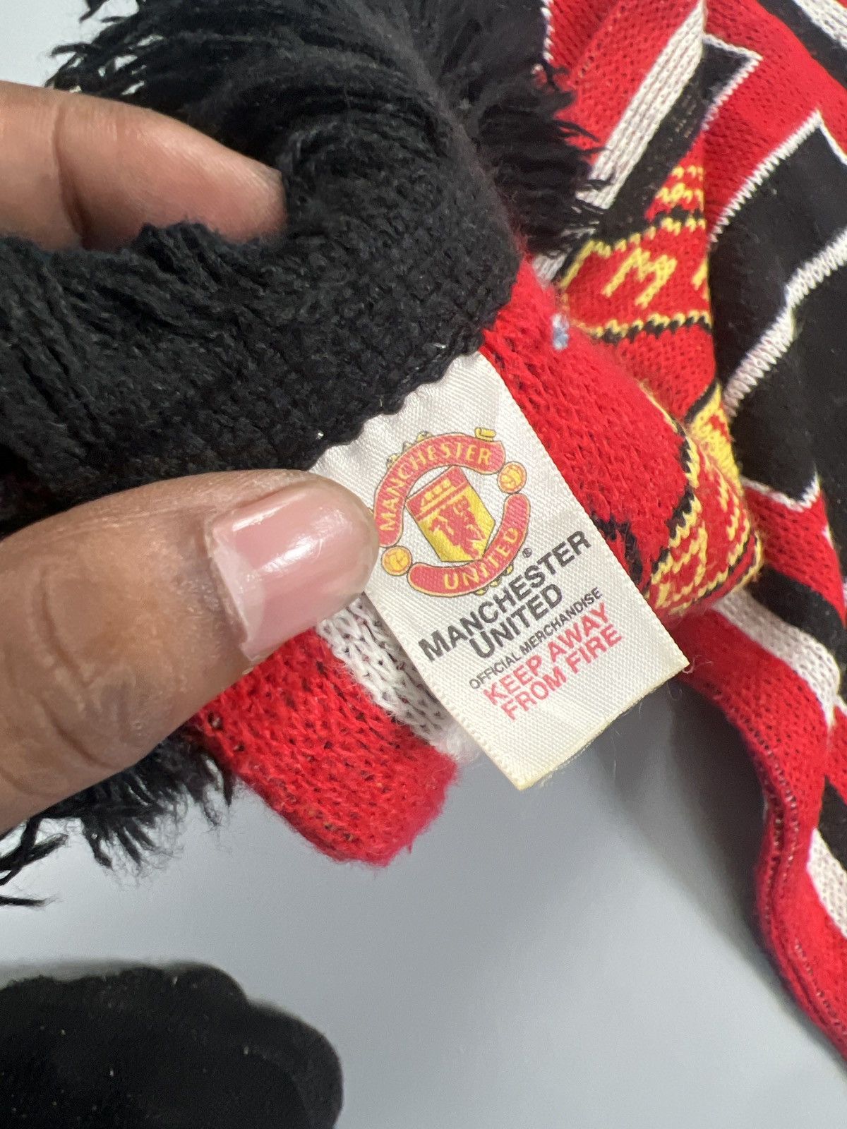 Vintage Manchester united scarf Size ONE SIZE - 3 Thumbnail