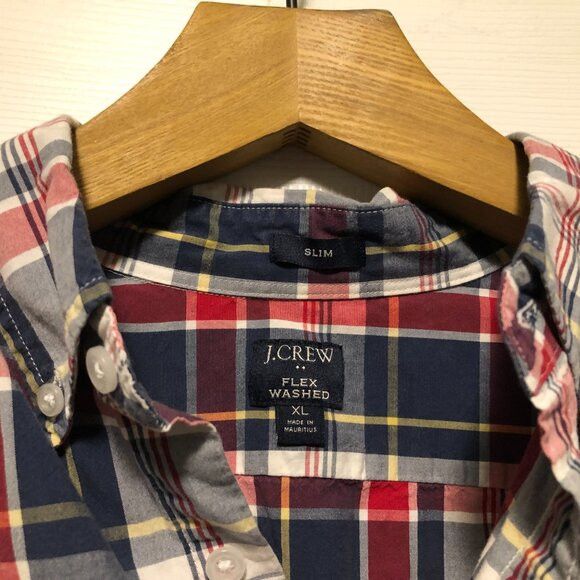 J.Crew j.crew men's cotton casual shirt slim fit size: XL Size US XL / EU 56 / 4 - 3 Thumbnail