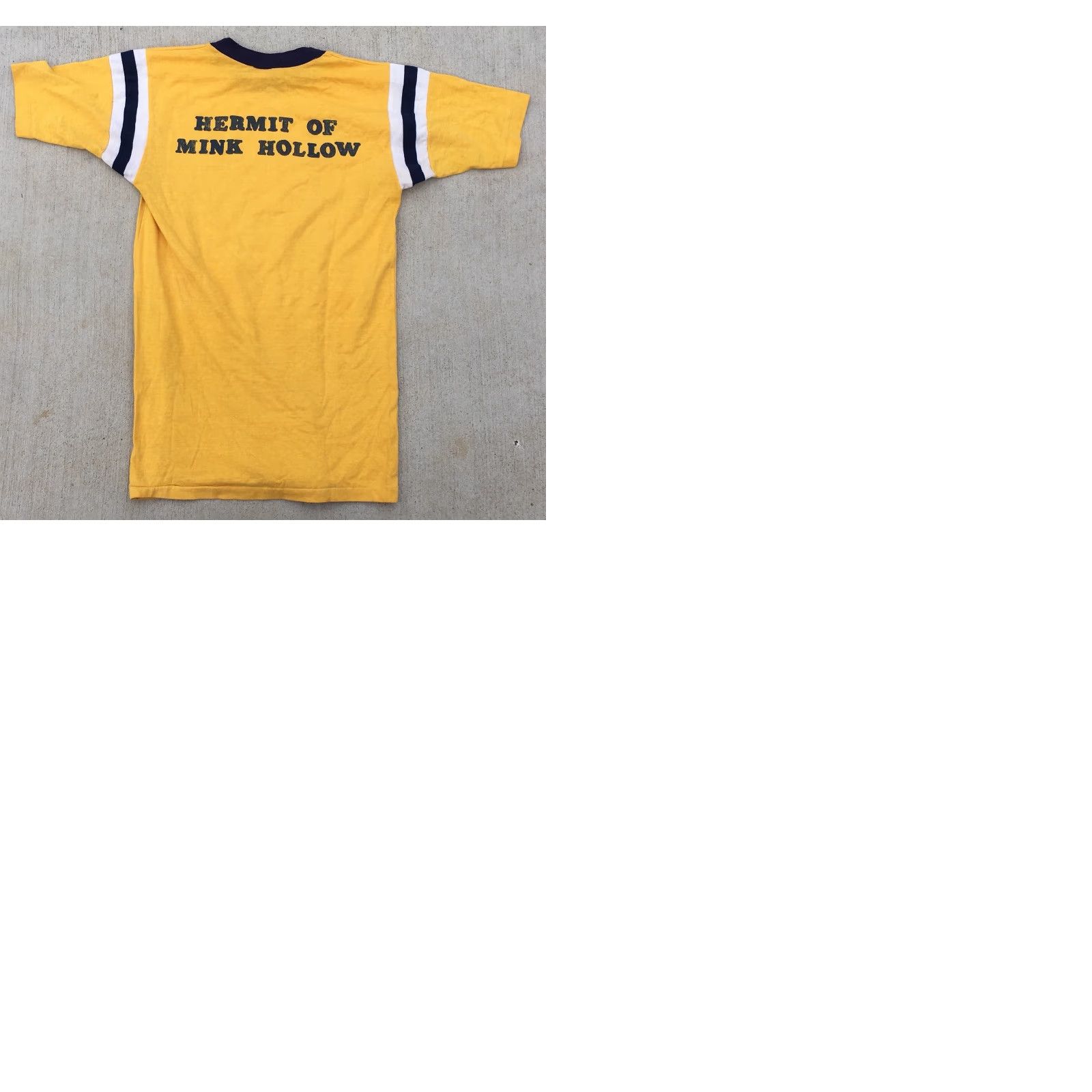 Vintage VINTAGE Todd Rundgren Utopia Hermit Of Mink Hollow T Shirt 1970s 70s Bantams M Yellow Mens Graphic Tee Size US M / EU 48-50 / 2 - 9 Thumbnail