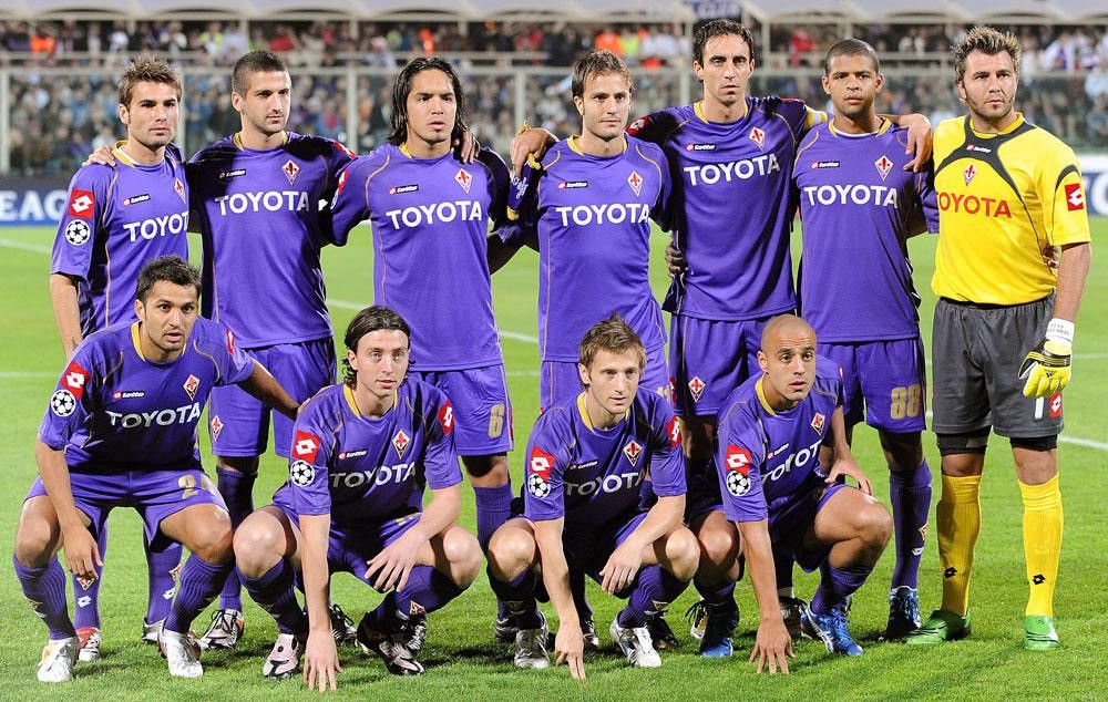 Diadora Fiorentina 2008 2009 Home Long Sleeve Newtag soccer jersey Size US M / EU 48-50 / 2 - 17 Thumbnail