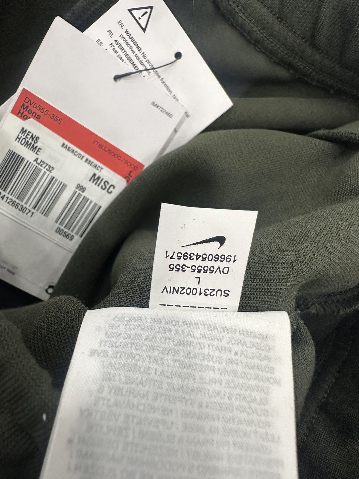 Nike Nike Tech Fleece x Barcelona soccer joggers size L khaki Size US 34 / EU 50 - 3 Thumbnail