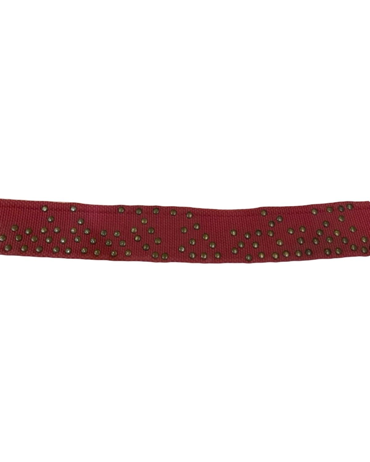 Dolce & Gabbana Studded Canvas Cotton Logo Belt Size ONE SIZE - 4 Thumbnail