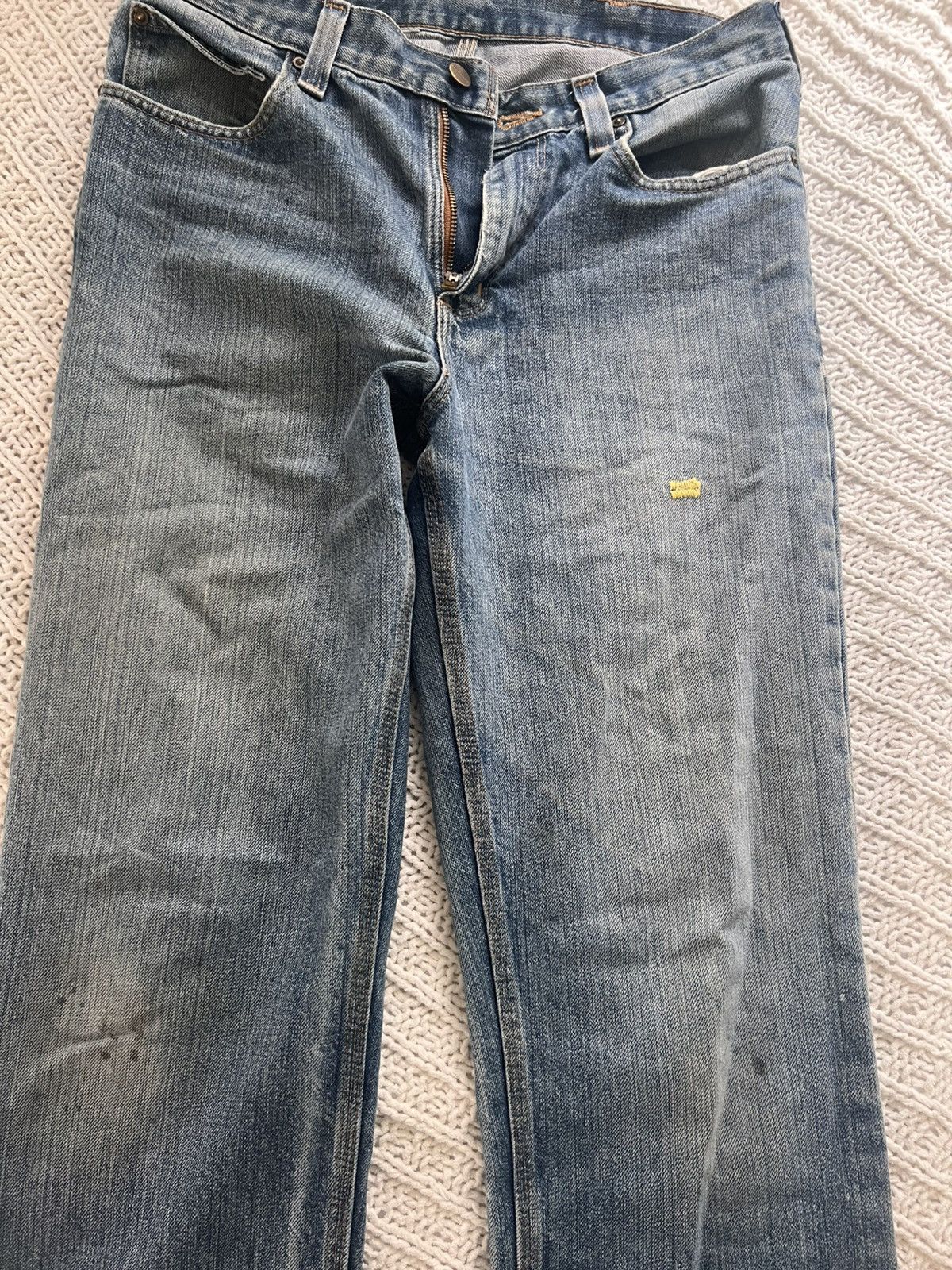 Carhartt straight leg mid rise jeans Size US 29 - 2 Thumbnail