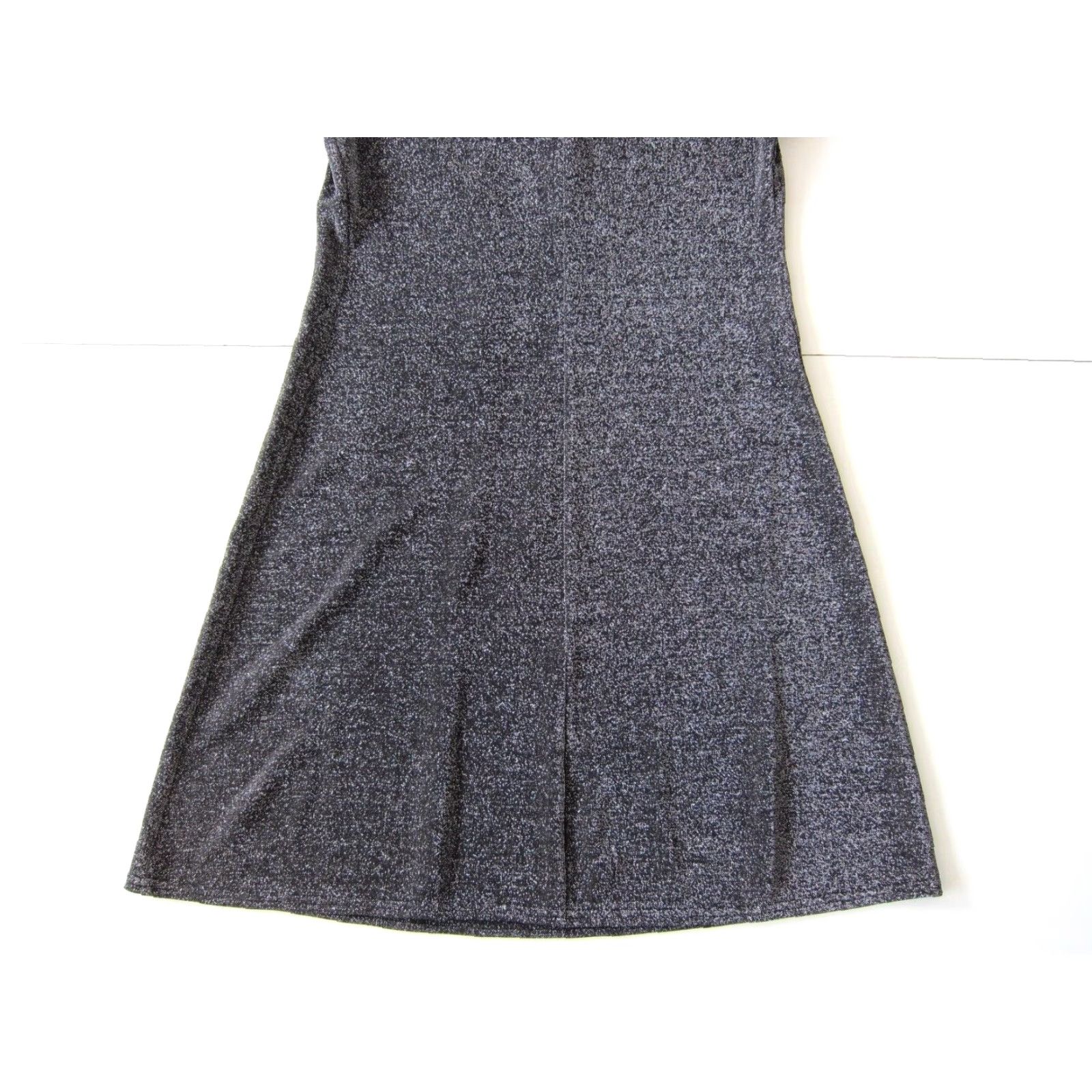 Vintage VINTAGE Miz California Silver Metallic Black Sparkle Short Sleeve Tunic Dress 10 Size 32" / US 10 / IT 46 - 7 Thumbnail