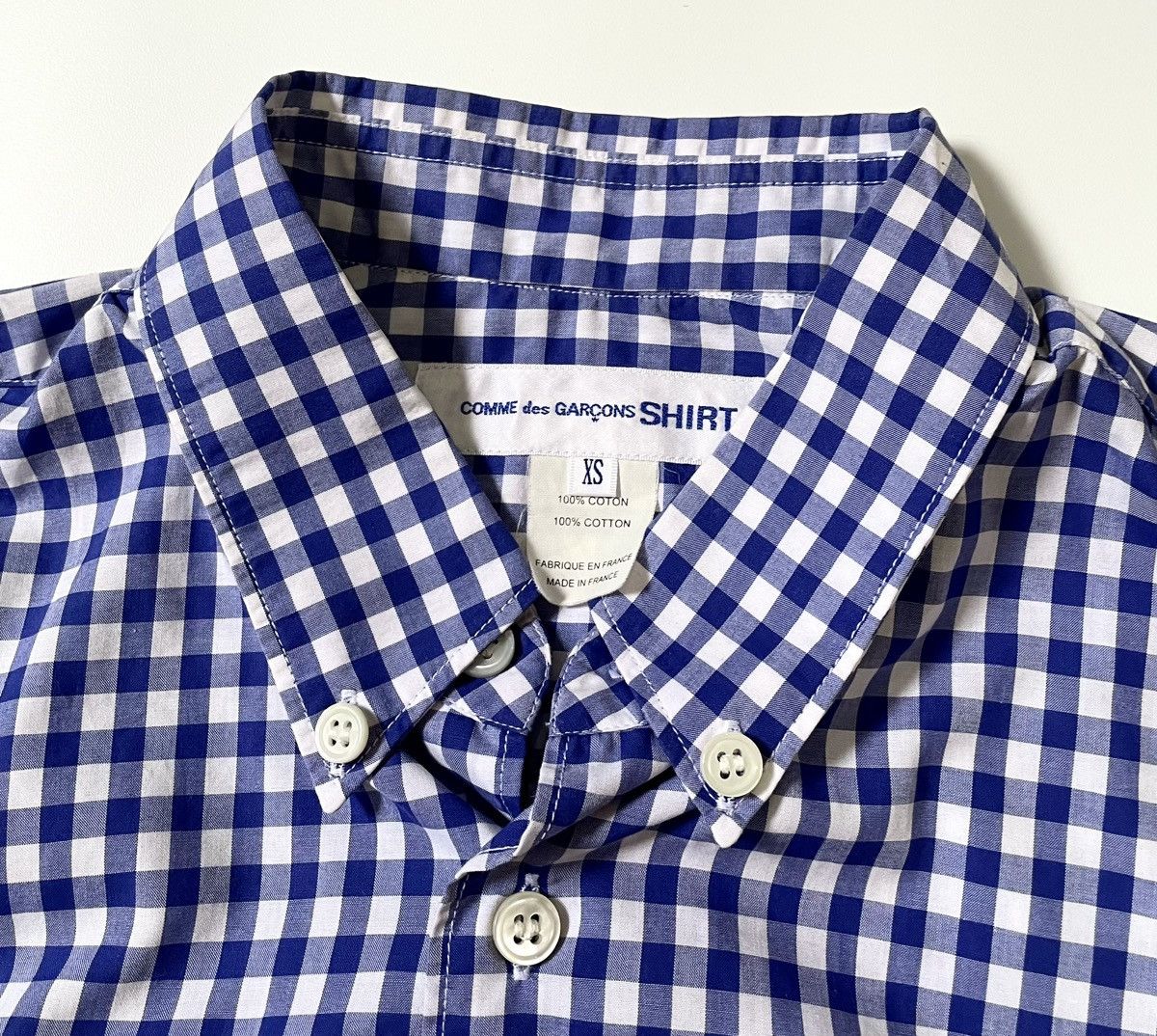 Comme des Garcons CDG SHIRT checkered button down shirt Size US XS / EU 42 / 0 - 3 Thumbnail