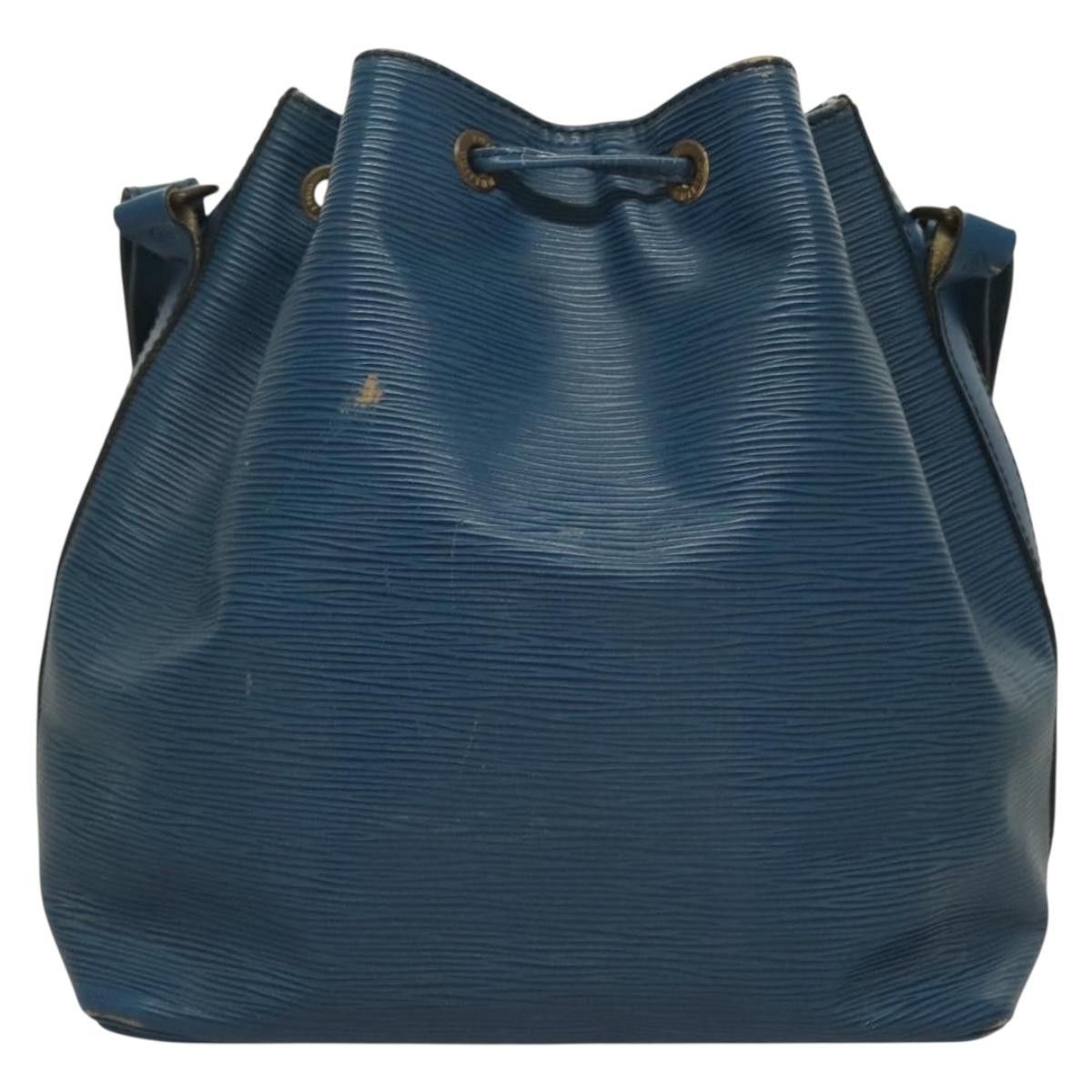 Louis Vuitton LOUIS VUITTON Epi Petit Noe Shoulder Bag Blue M44105 Size ONE SIZE - 3 Thumbnail