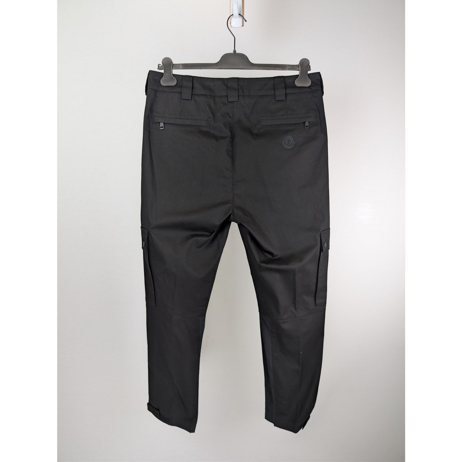 Moncler o1rshd1 Tactical Cargo Pants Trousers Sweatpants in Black Size US 34 / EU 50 - 10 Thumbnail