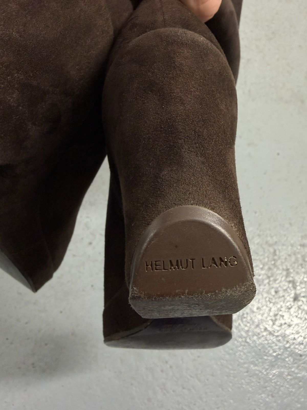 Helmut Lang Helmut Lang Vintage 00s Suede Riding Boots Size US 8.5 / IT 38.5 - 20 Thumbnail
