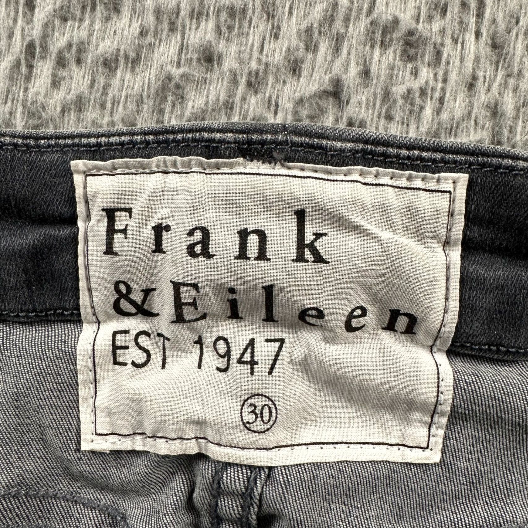 Frank & Eileen Frank & Eileen Jeans Womens 30 Gray Sligo Slim Straight Raw Hem Frayed Ankle Size 30" / US 8 / IT 44 - 4 Thumbnail