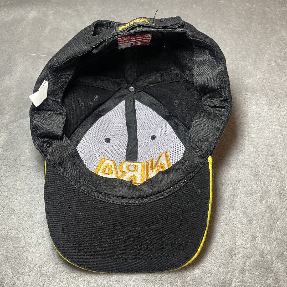 Other NRA Baseball Cap Hat Black Yellow Gold Embroidered USA Flag Size ONE SIZE - 5 Thumbnail