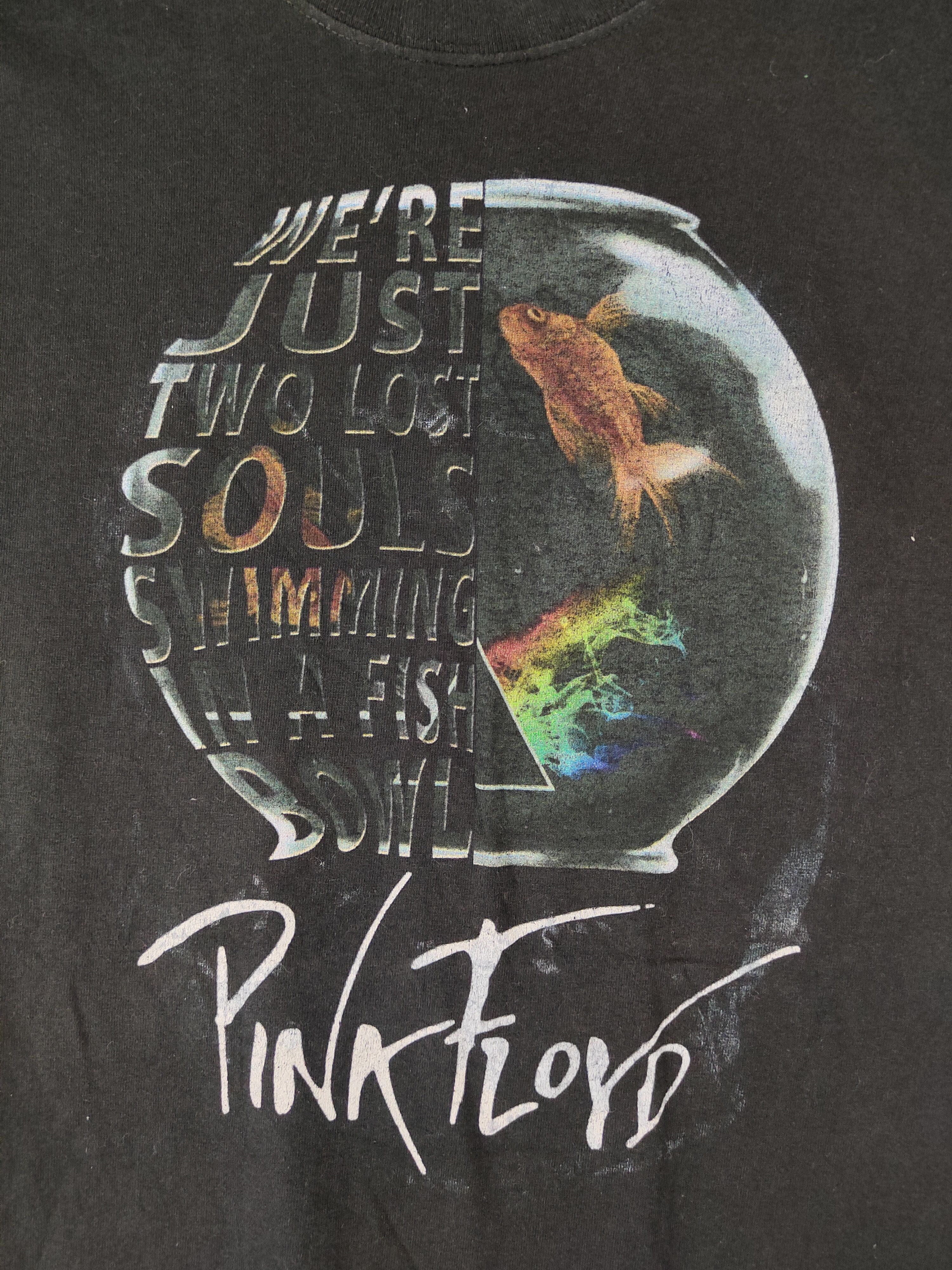 Band Tees × Pink Floyd DL Pink Floyd Black Short Sleeve T-shirt #2140 Size US L / EU 52-54 / 3 - 3 Thumbnail