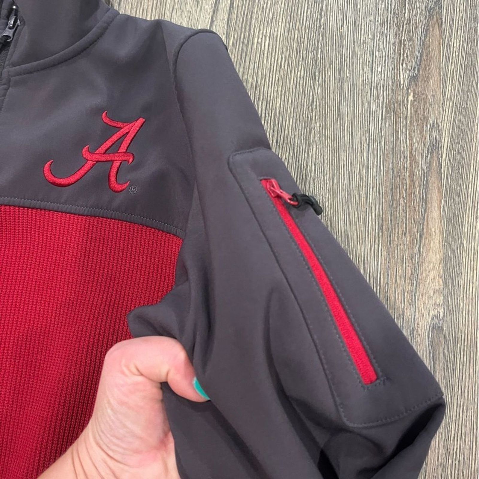 Vintage Colosseum Alabama Crimson Tide Pullover Jacket Zipper M Size US M / EU 48-50 / 2 - 5 Thumbnail
