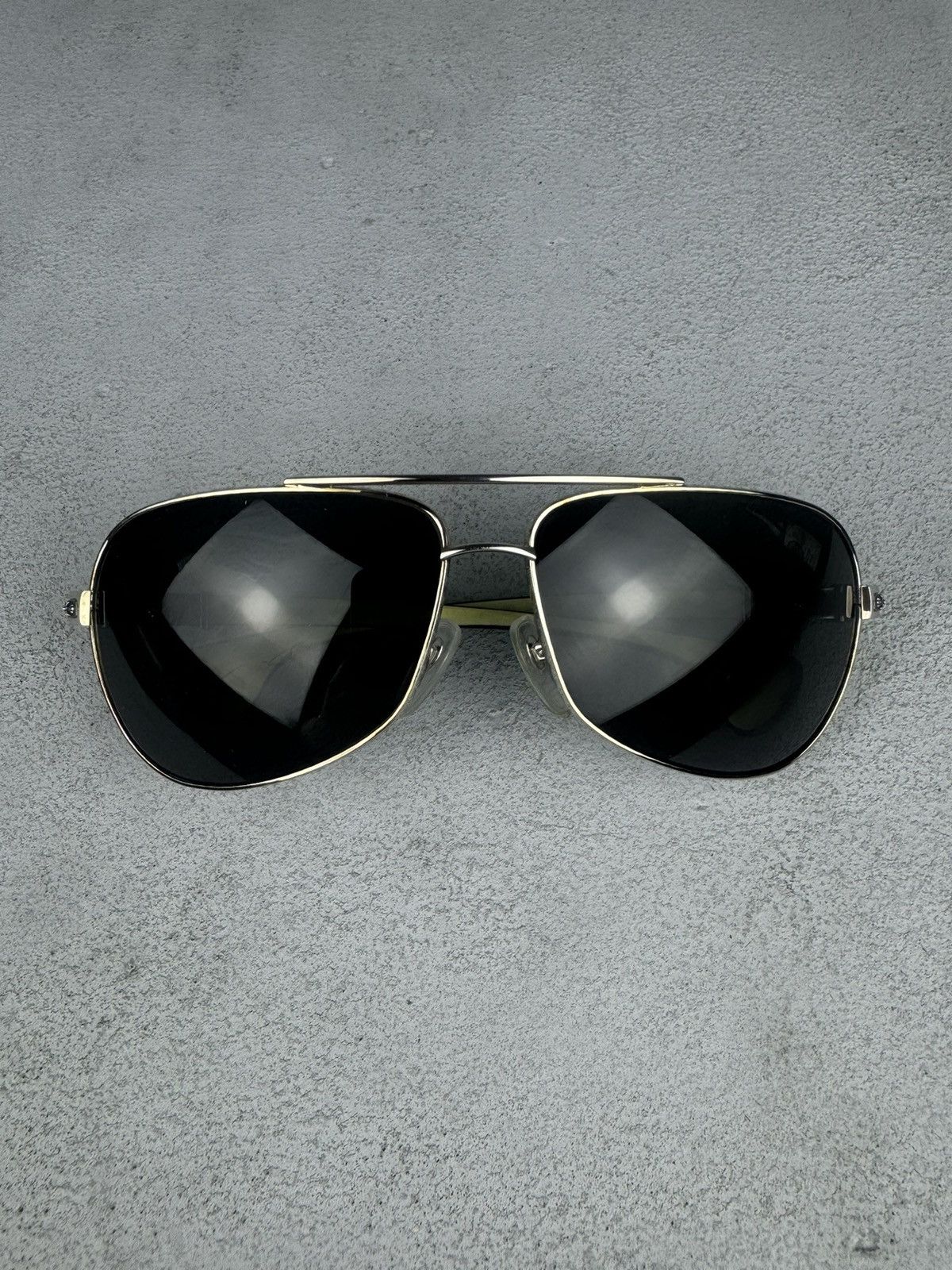 Chrome Hearts Rare Chrome Wood “Geand Beast” Aviator Sunglasses Size ONE SIZE - 3 Thumbnail