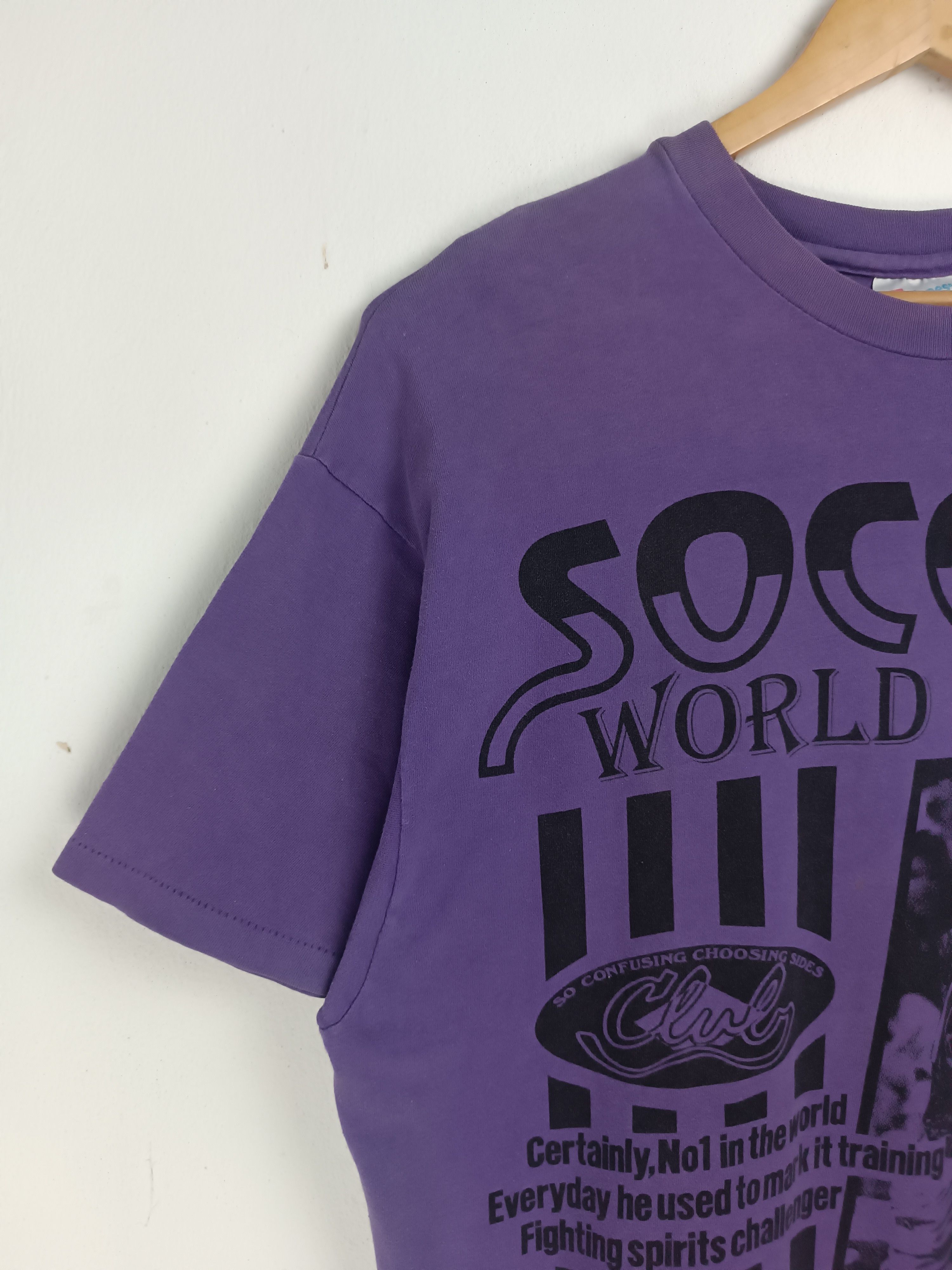 Vintage VINTAGE 90s SOCCER WORLD FOOTBALL FIFA UEFA MADRID VERY RARE Size US XL / EU 56 / 4 - 6 Thumbnail