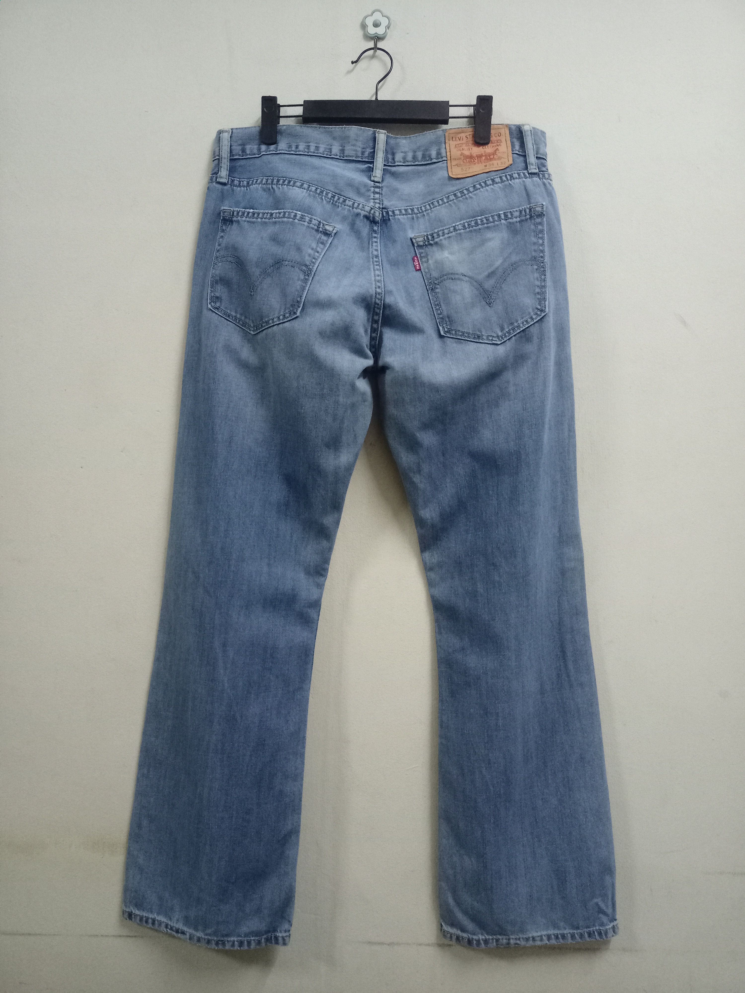 Levi's Vintage 90s Levis 527 Bootcut Blue Wash Flare Jeans 34x32 Size US 34 / EU 50 - 2 Thumbnail