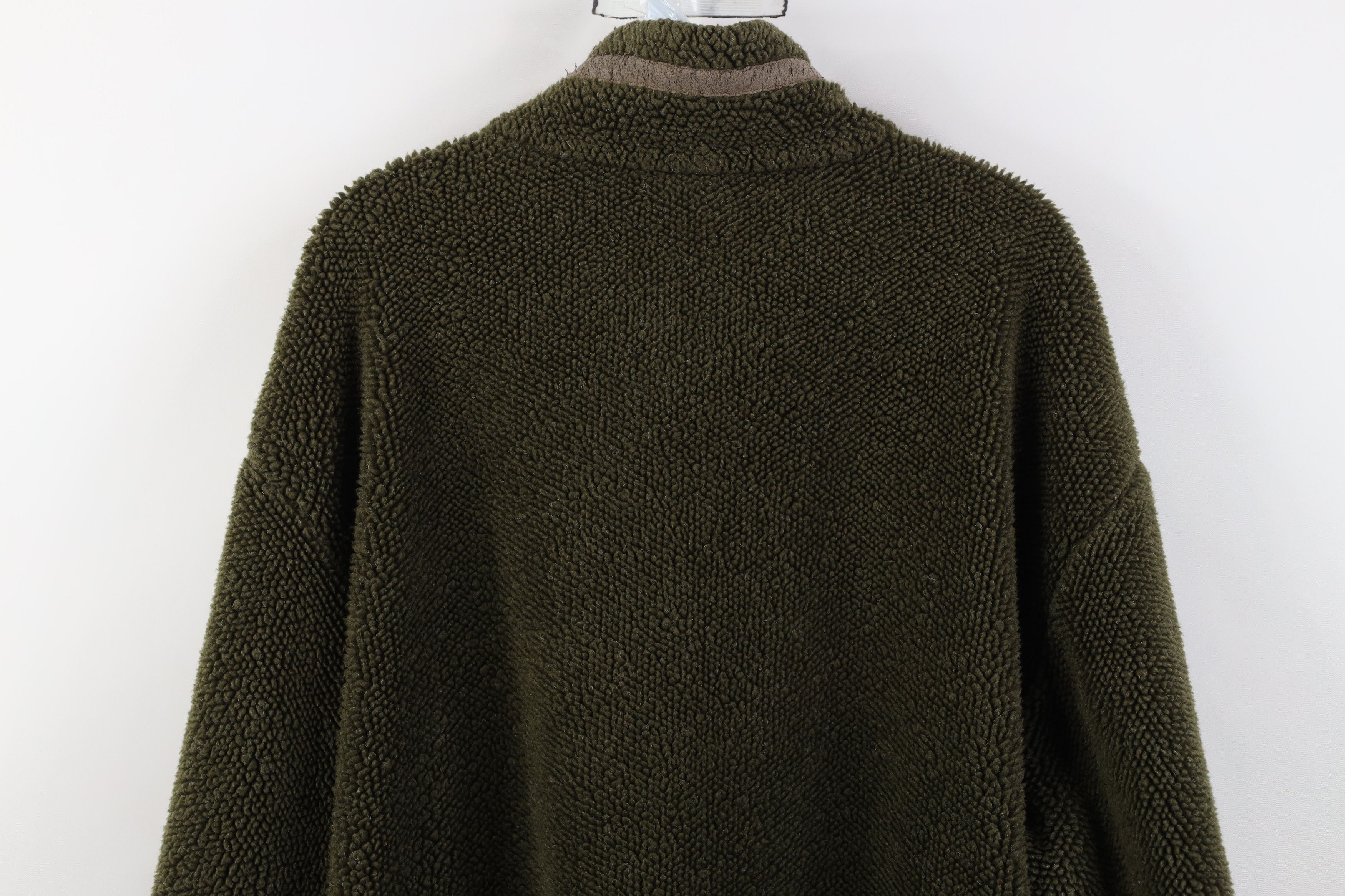 Columbia Vintage 90s Columbia Fleece Full Zip Jacket Olive Green USA Size US XL / EU 56 / 4 - 14 Thumbnail