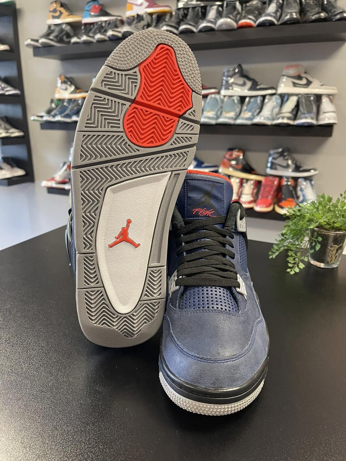 Nike Air Jordan Retro 4 Winterized Loyal Blue White Size 11.5 Size US 11.5 / EU 44-45 - 7 Thumbnail