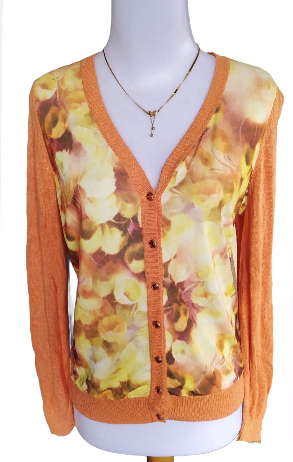 Japanese Brand Japanese Brand Cardigan Sweater Full Print Size M / US 6-8 / IT 42-44 - 1 Thumbnail