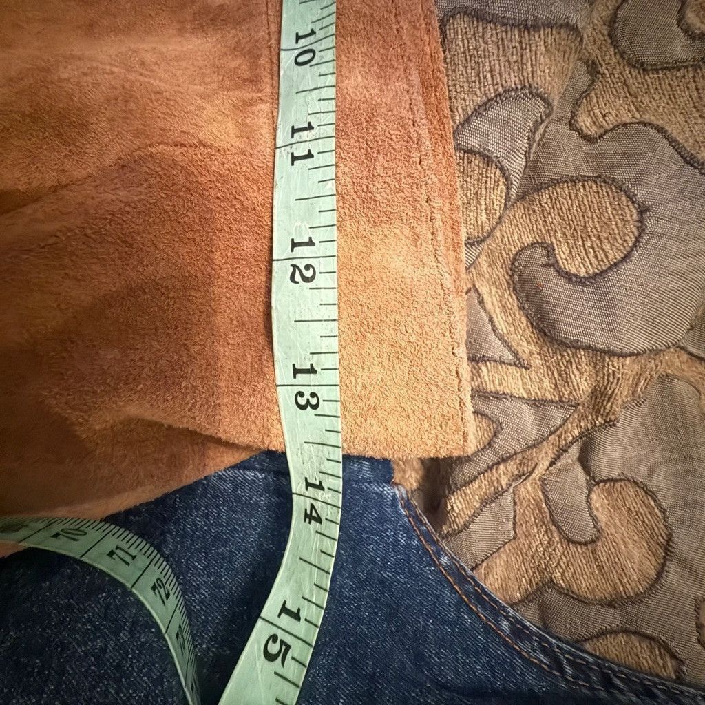 BB Dakota Vtg Women's BB Dakota Suede Skirt Size 7/8 Brown Size 28" / US 6 / IT 42 - 14 Thumbnail