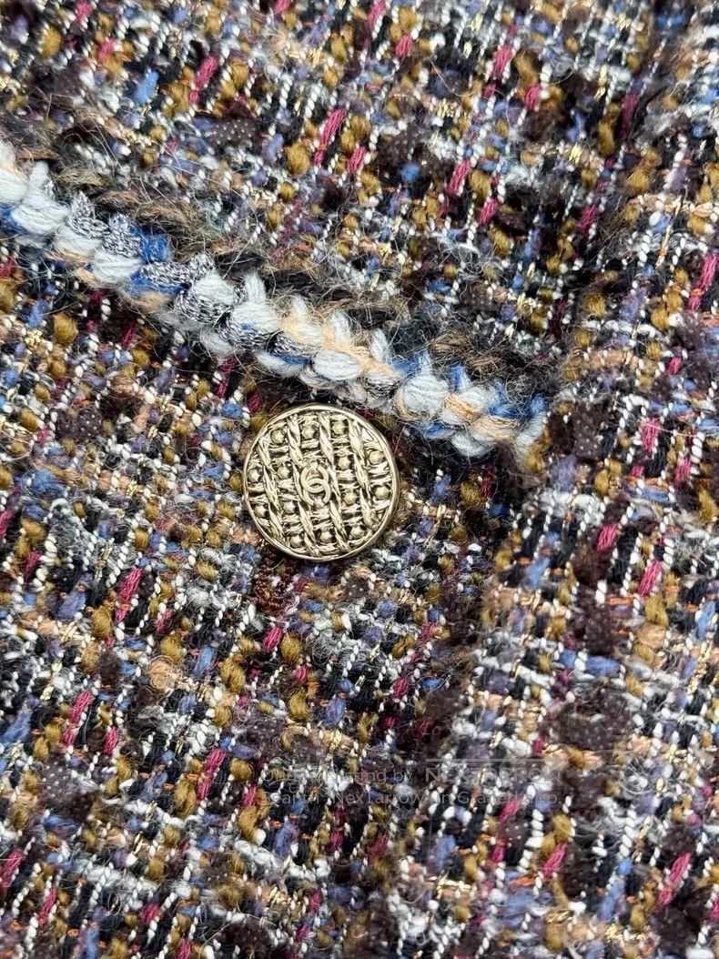 Chanel Chanel Mixed-colored tweed long-sleeved coat Size XXS / US 00 / IT 34 - 4 Thumbnail