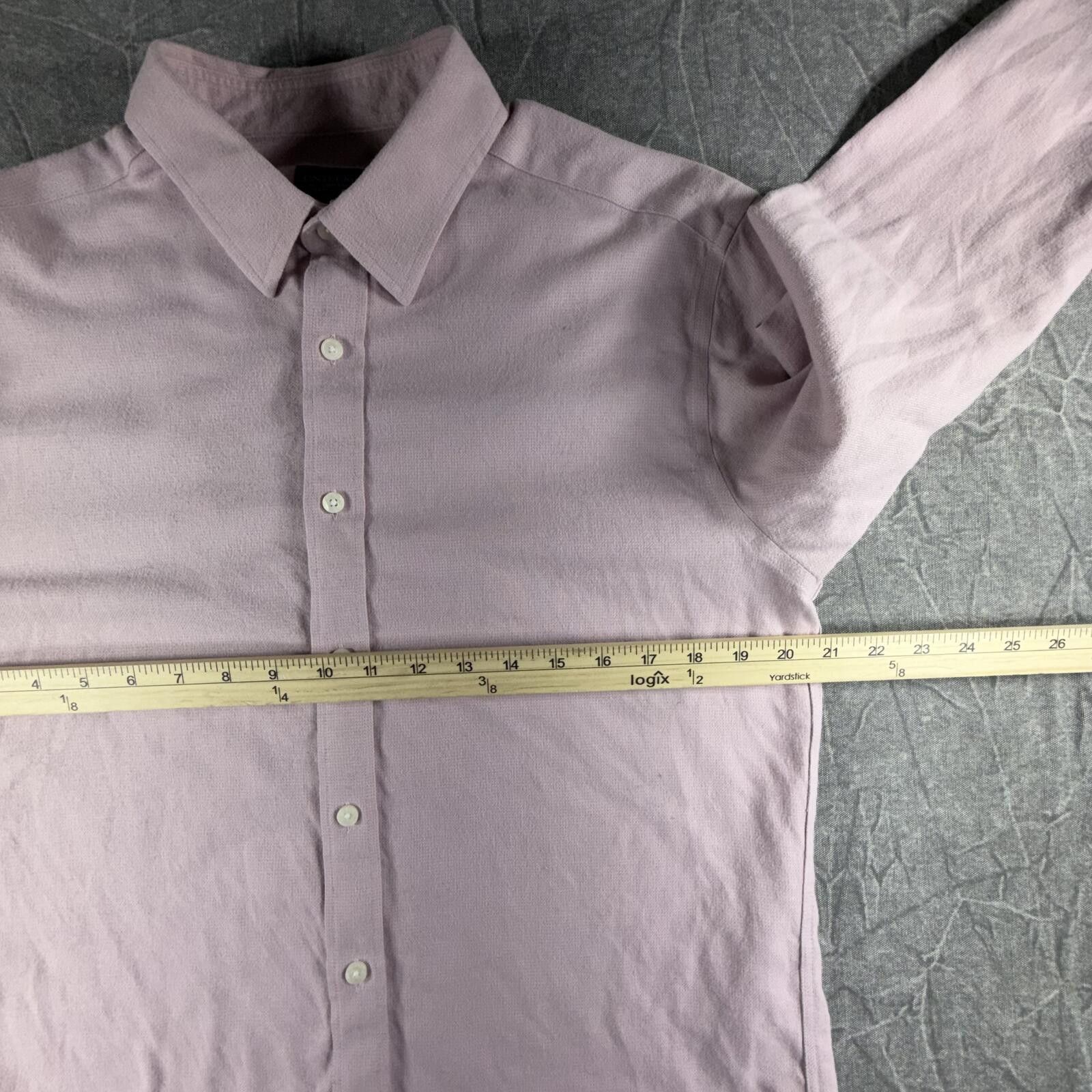UNTUCKit Untuckit Shirt Men's M Pink Wrinkle Free Button Up Cotton Size US M / EU 48-50 / 2 - 4 Thumbnail