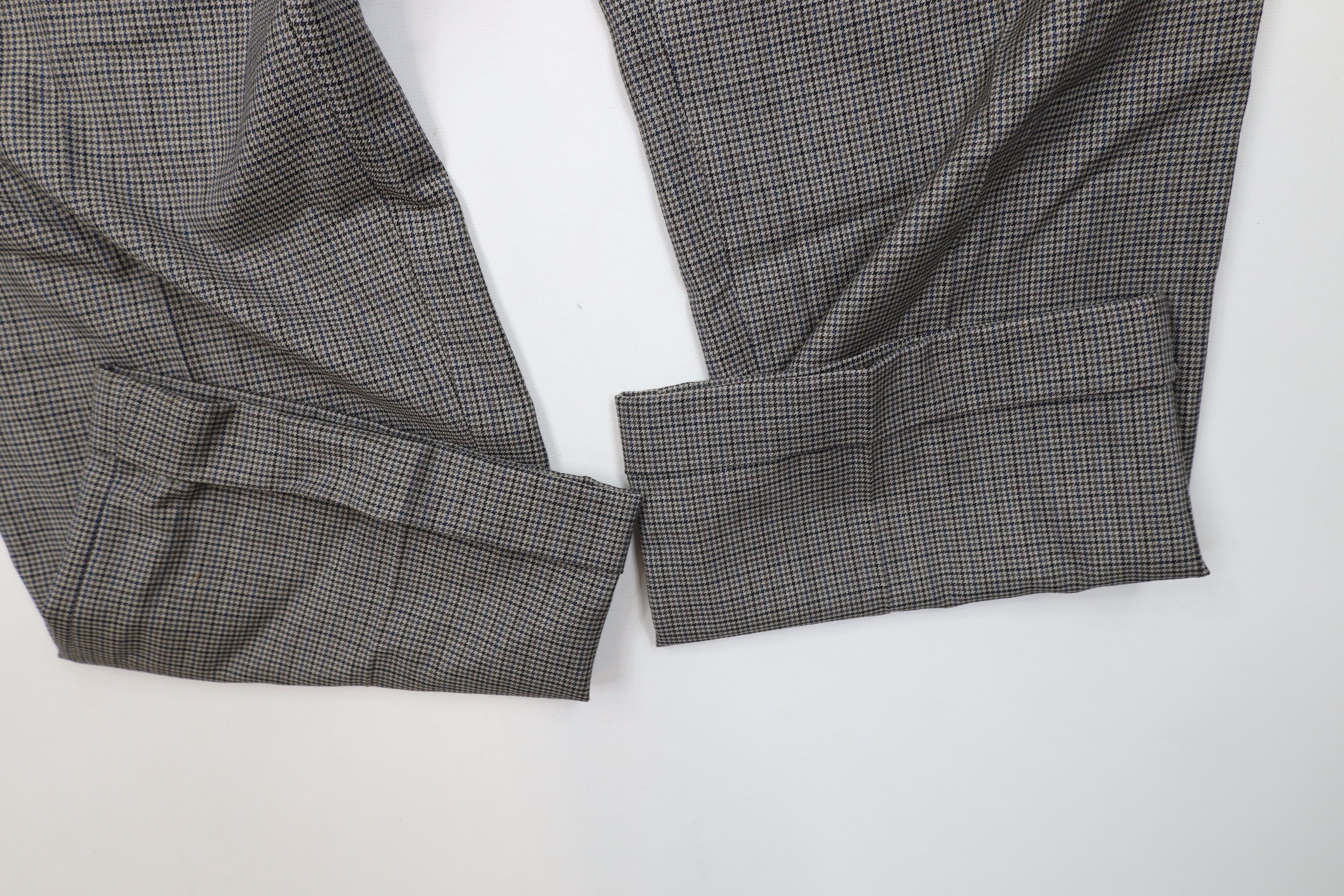 Ralph Lauren Vintage 90s Ralph Lauren Houndstooth Wide Leg Chino Pants Size US 36 / EU 52 - 5 Thumbnail