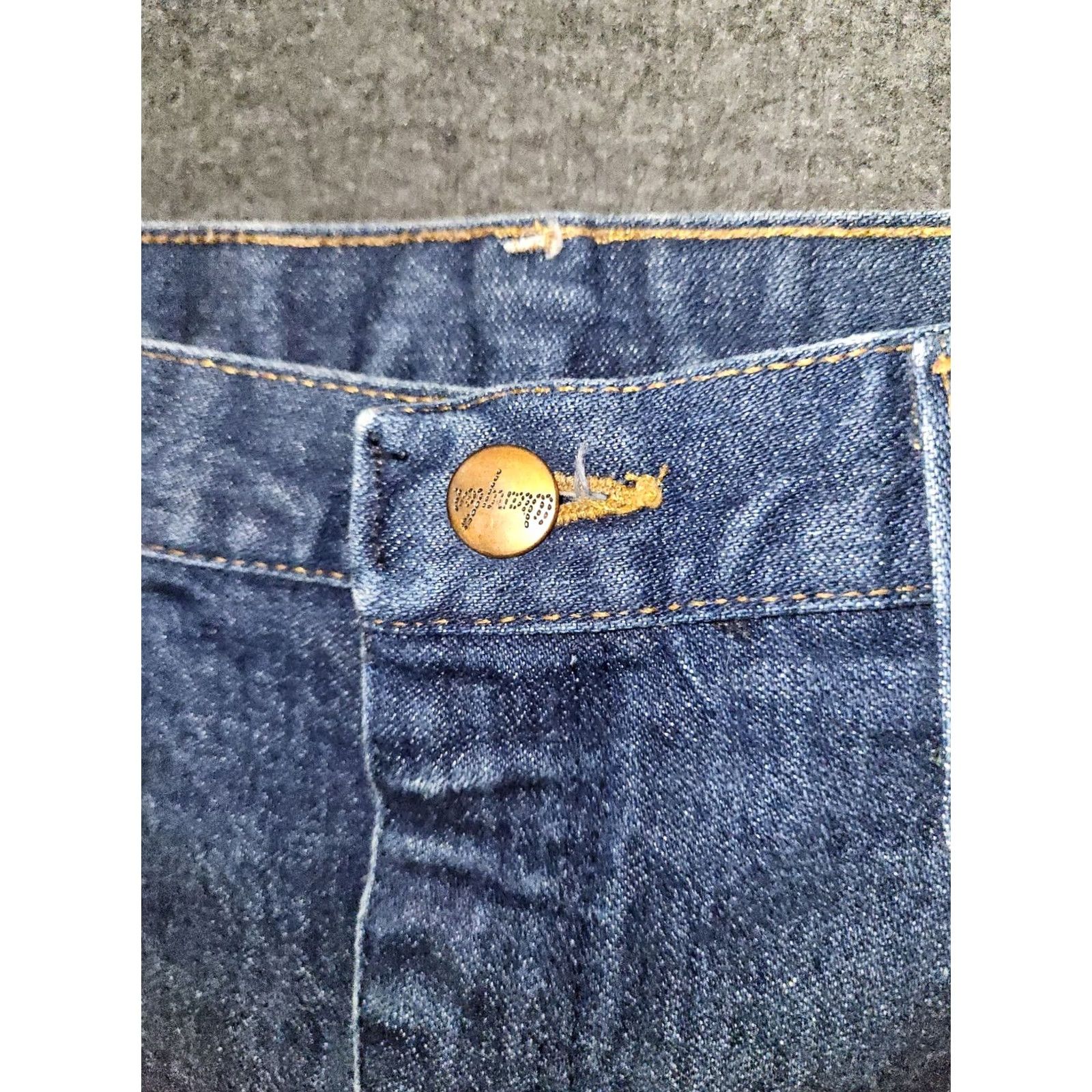 Wrangler VINTAGE Wrangler Cowboy Cut Jeans Men 36x34 Straight Denim Blue 936DEN Slim USA Western Mens Size US 36 / EU 52 - 6 Thumbnail
