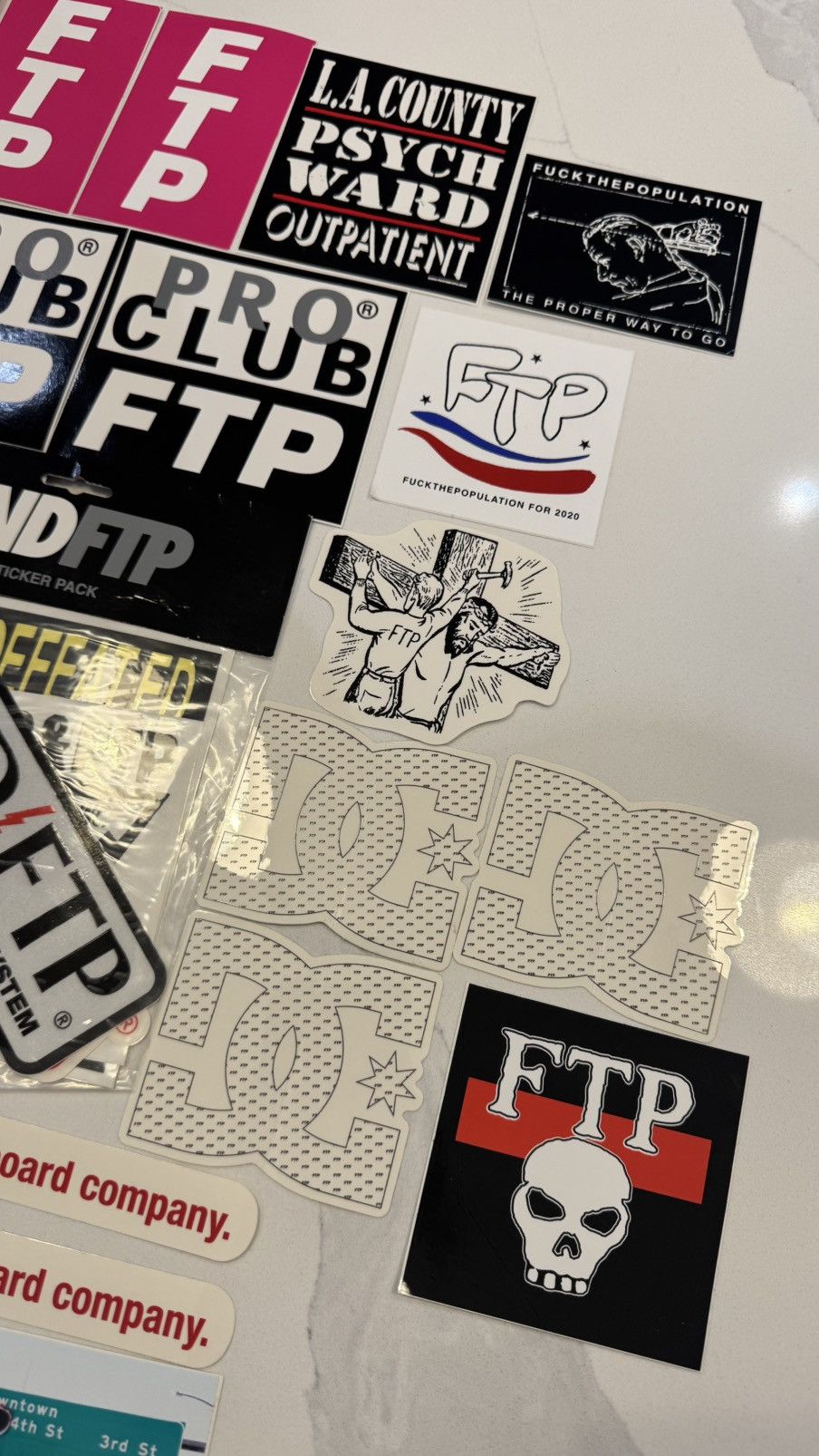Fuck The Population Ftp Sticker Collection Fuck The Population sticker logo lot Size ONE SIZE - 4 Thumbnail