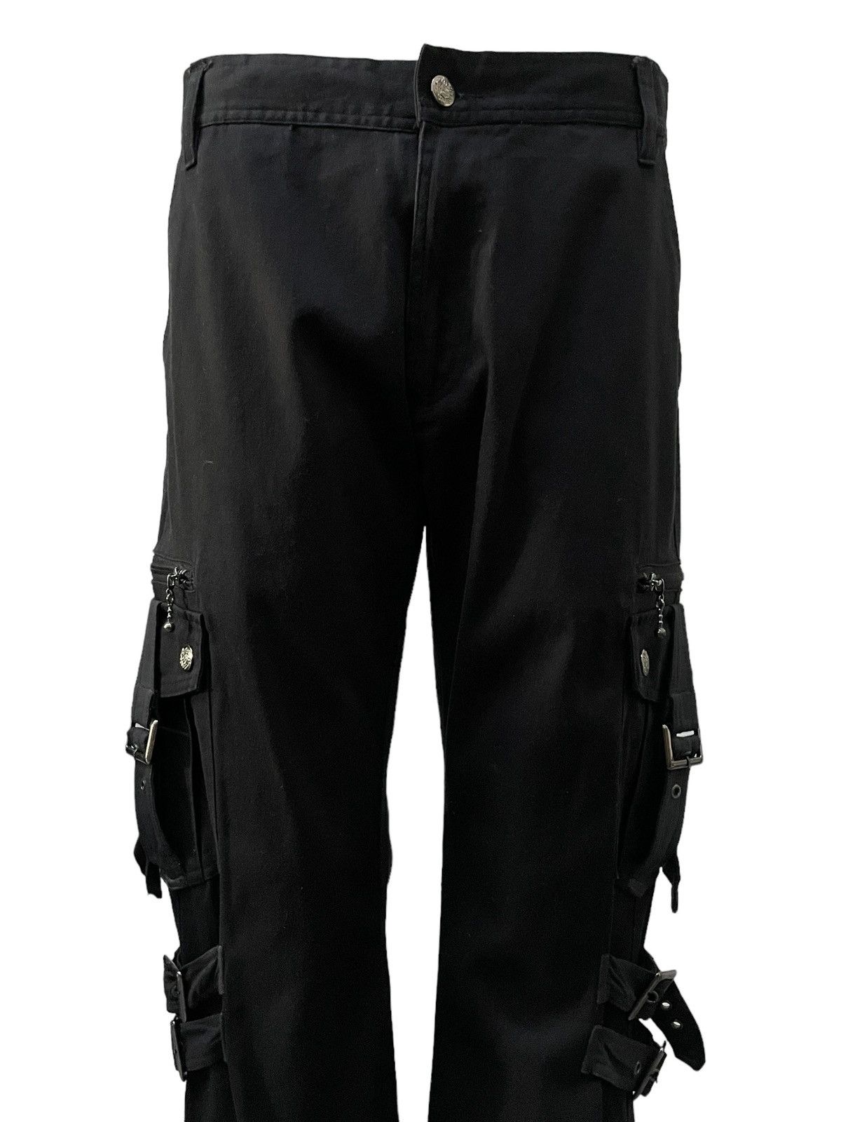 In The Attic × Japanese Brand In The Attic Growth Japan Cargo Bondage Goth Pants Size US 32 / EU 48 - 5 Thumbnail