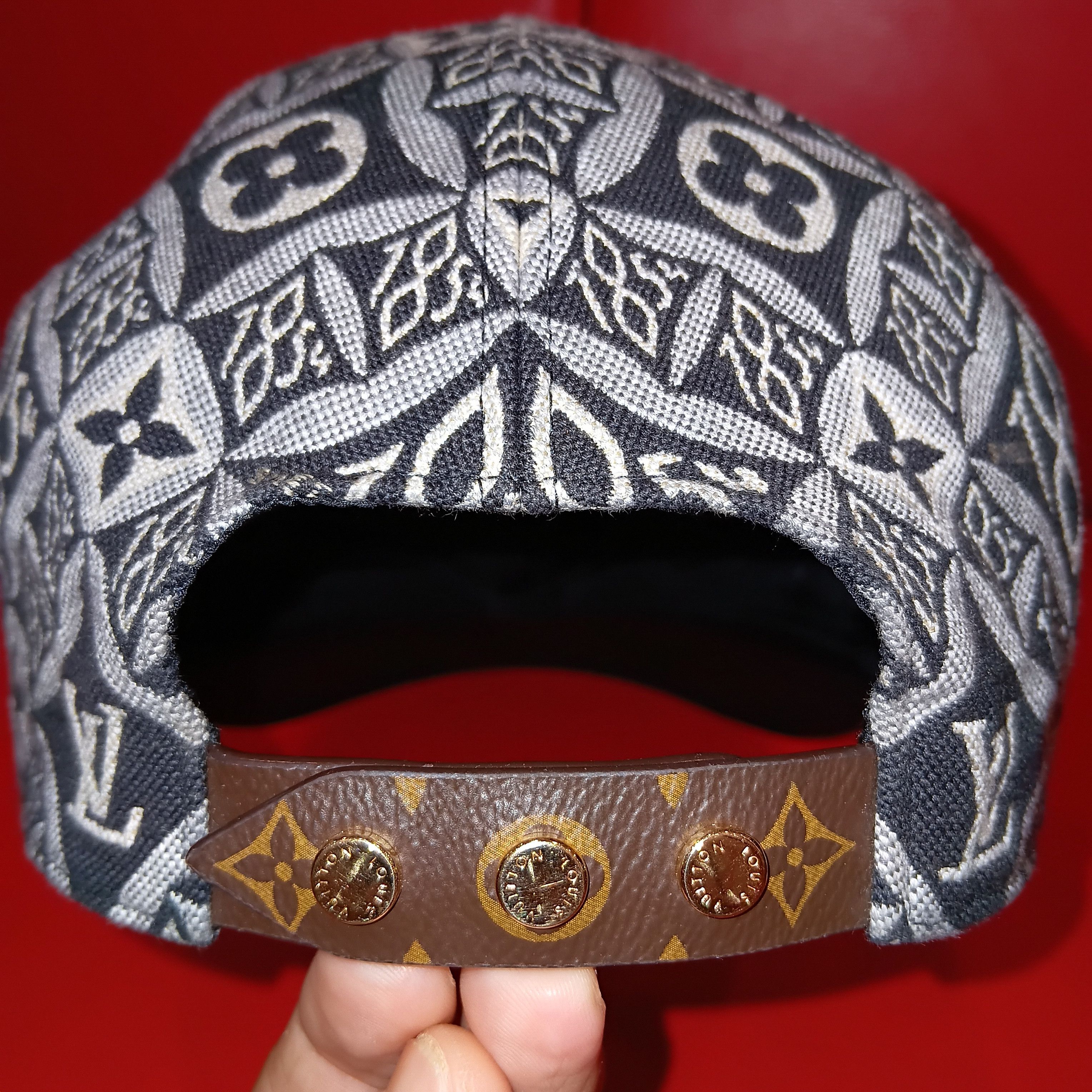 Louis Vuitton Louis vuitton jacquard Cap since 1854 grey M MP2900 monogram Size ONE SIZE - 5 Thumbnail