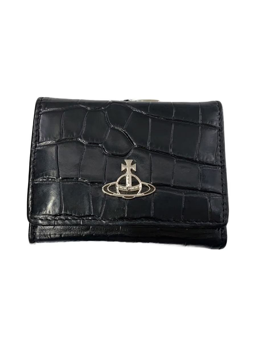 Vivienne Westwood Crocodile Embossed Leather Orb Wallet Size ONE SIZE - 1 Thumbnail