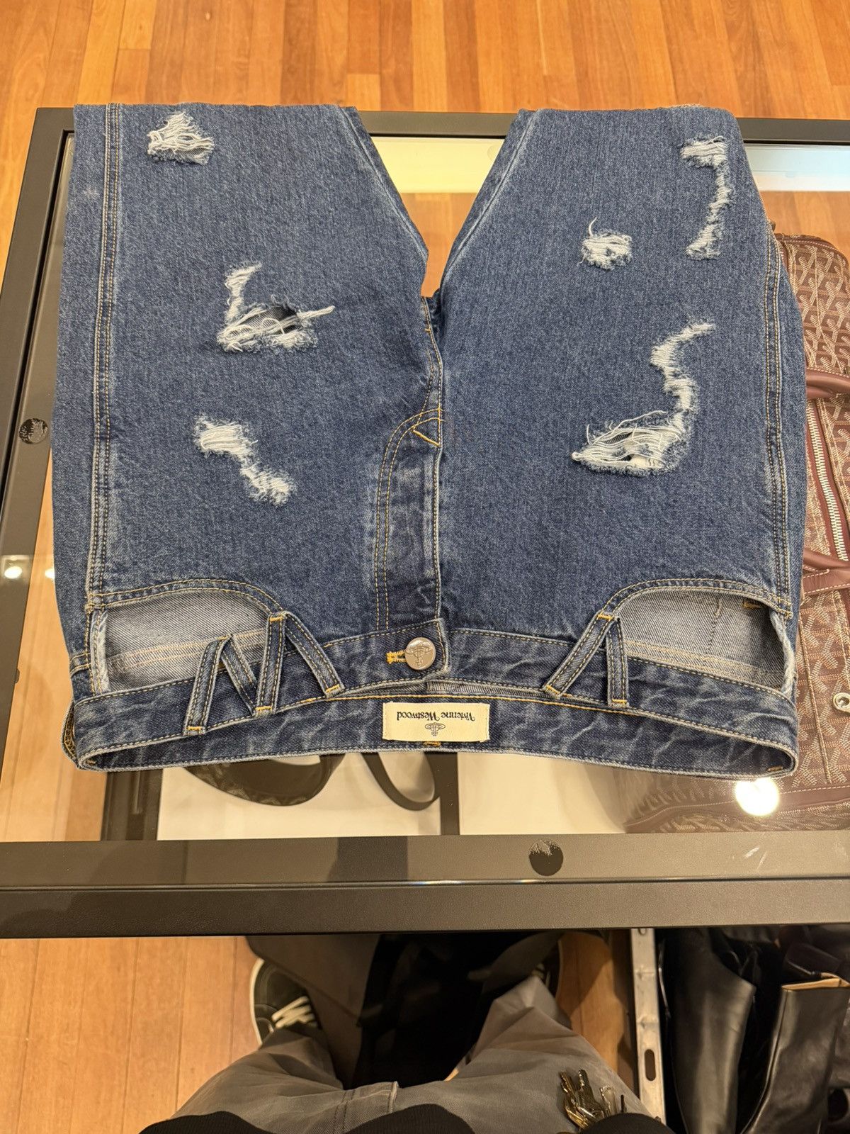 Vivienne Westwood Vivienne Westwood Cut Out Peppe Denim Jeans Size US 32 / EU 48 - 3 Thumbnail