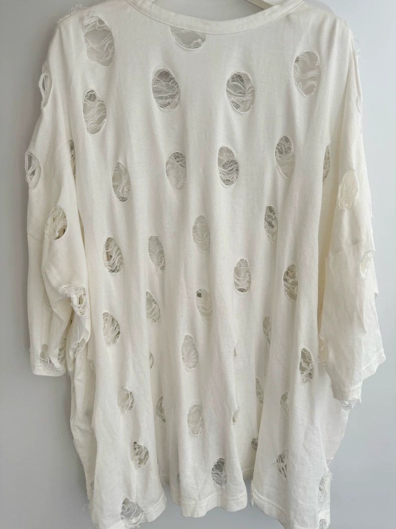 Y's Y's Loose ripped T-shirt Size US M / EU 48-50 / 2 - 2 Thumbnail