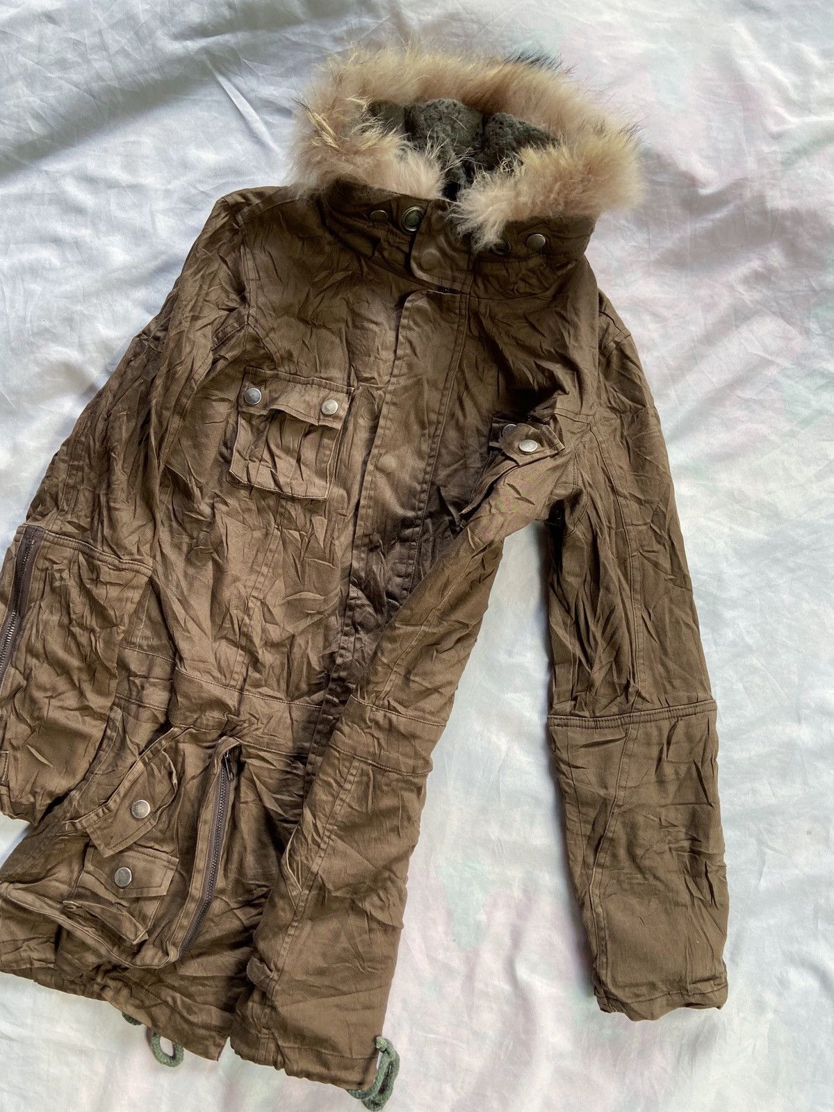 Isamu Katayama Backlash SPLENDEUR FAUX FUR MULTI POCKET PUNK STYLE ZIP JACKET Size US S / EU 44-46 / 1 - 2 Thumbnail