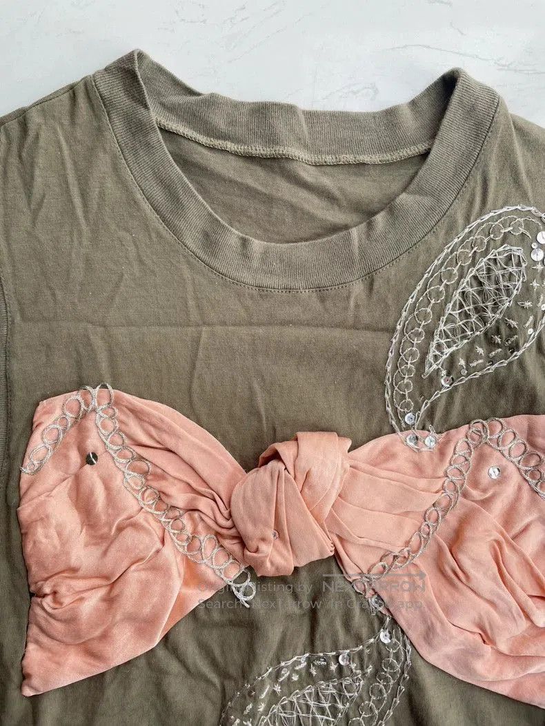 John Galliano John Galliano Embroidered Bow Tank Top. Size US S / EU 44-46 / 1 - 4 Thumbnail