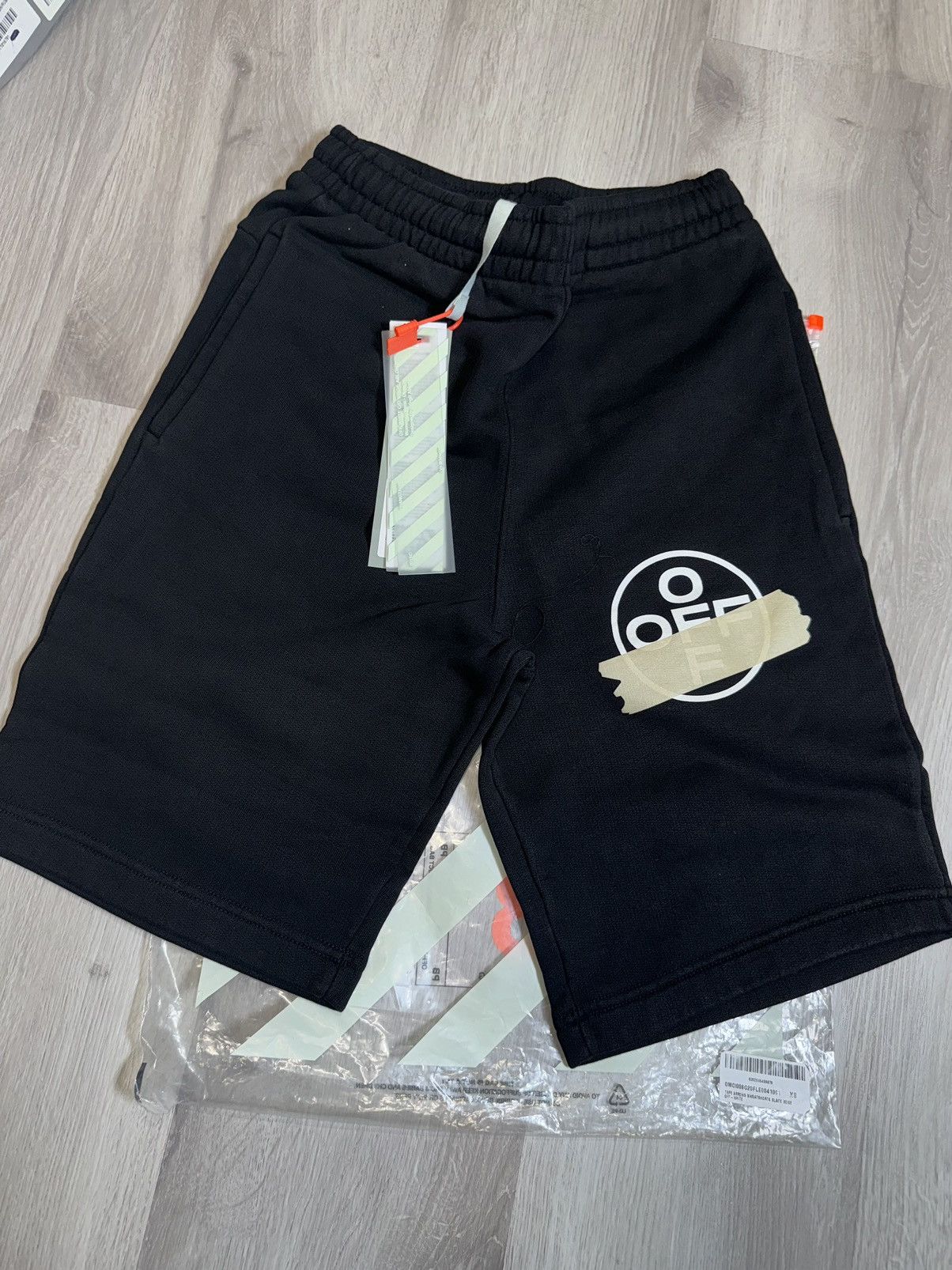 Off-White Off White Tape Arrow Sweatshorts Size US 28 / EU 44 - 2 Thumbnail