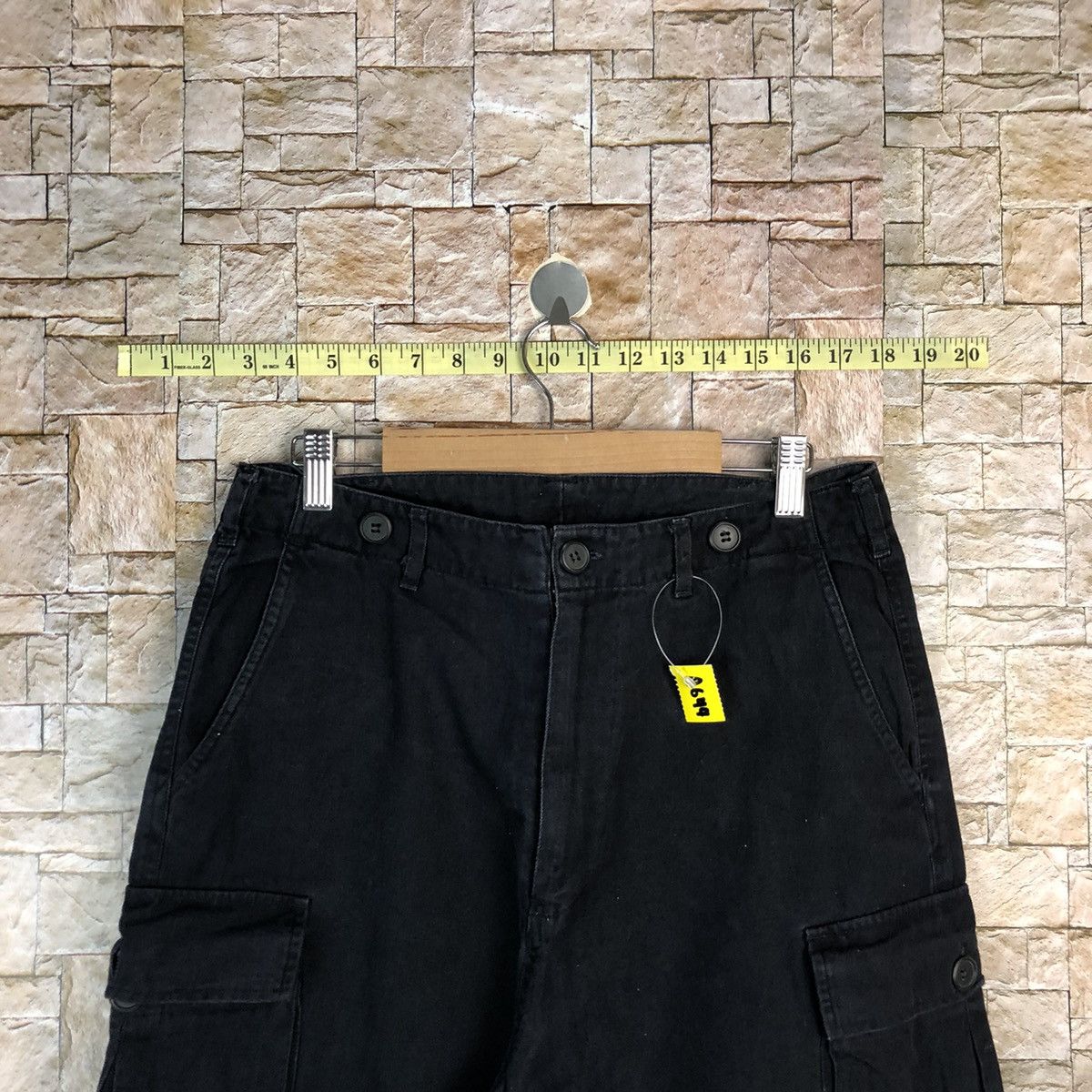 Japanese Brand Japanese Brand Black Cargo Multipocket Pants #A644 Size US 28 / EU 44 - 4 Thumbnail