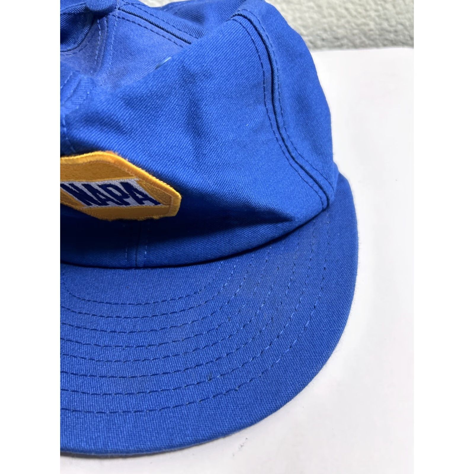 Vintage VINTAGE Napa Auto Parts SnapBack Baseball Hat Blue Yellow Men Adjustable Cap Size ONE SIZE - 4 Thumbnail