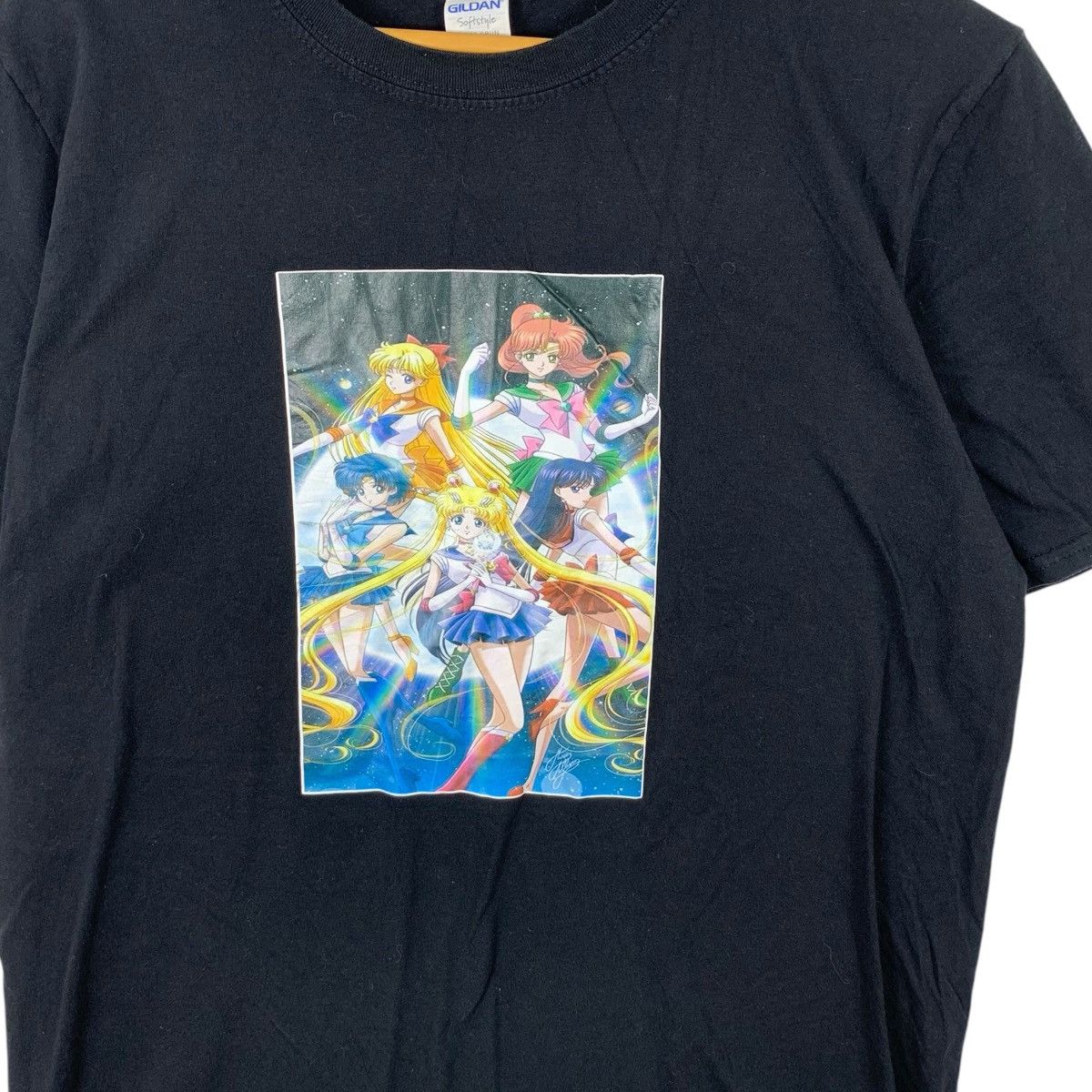 Vintage SAILOR MOON ANIME Pretty Guardian Comrades Tee Shirt Manga Size M / US 6-8 / IT 42-44 - 3 Thumbnail