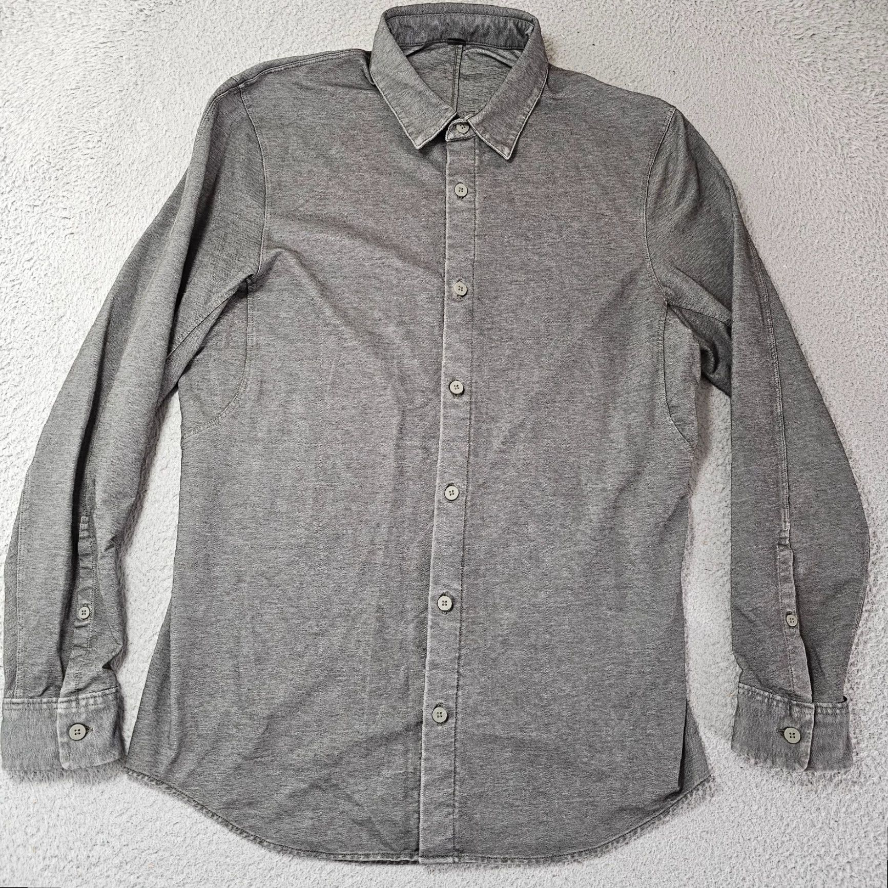 Lululemon Lululemon Shirt Mens Small Grey Woven Live In Practice Long Sleeve Button Up Size US S / EU 44-46 / 1 - 2 Thumbnail
