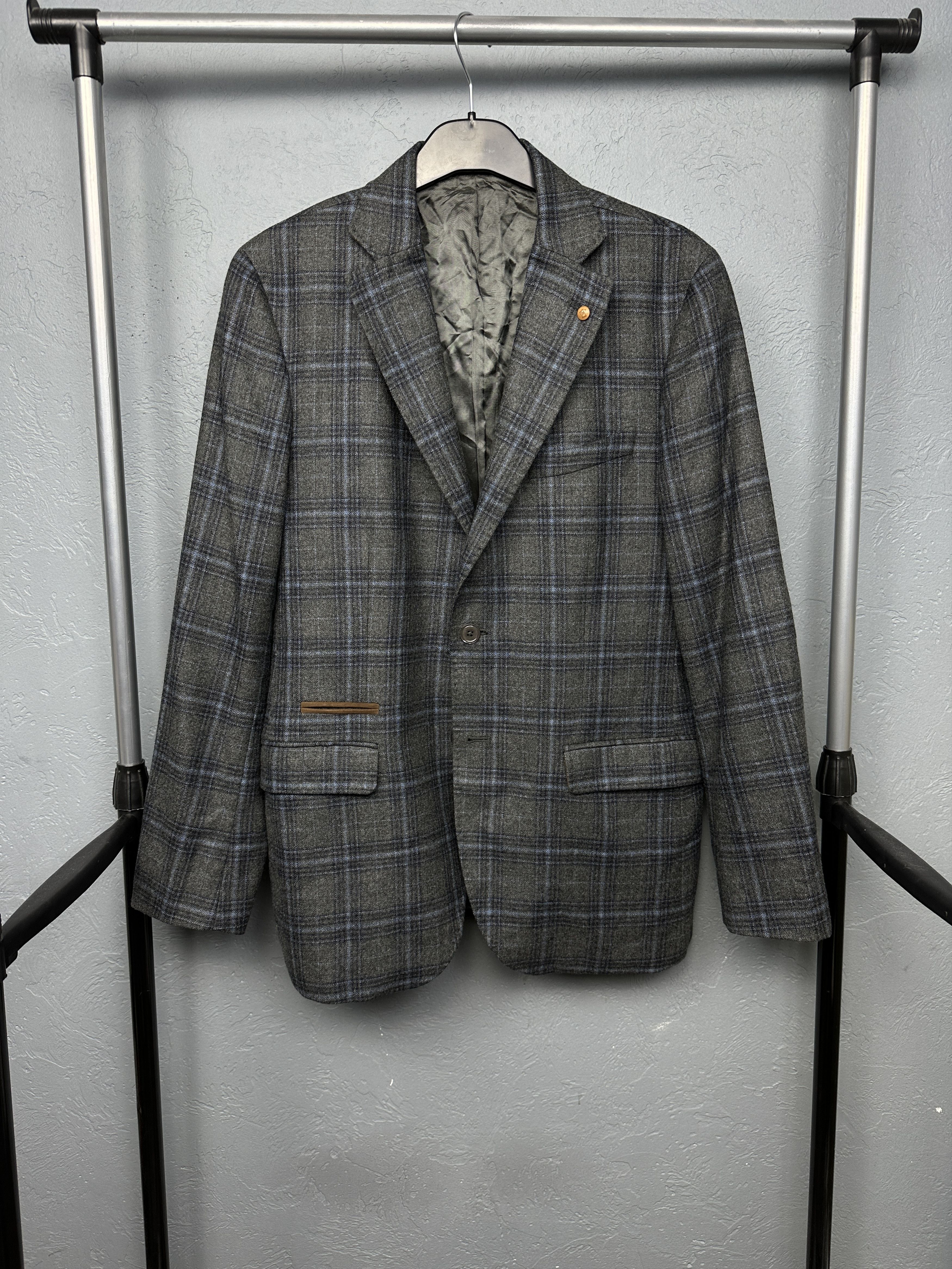Massimo Dutti Massimo Dutti Mens Wool Blazer Jacket Size US M / EU 48-50 / 2 - 1 Thumbnail