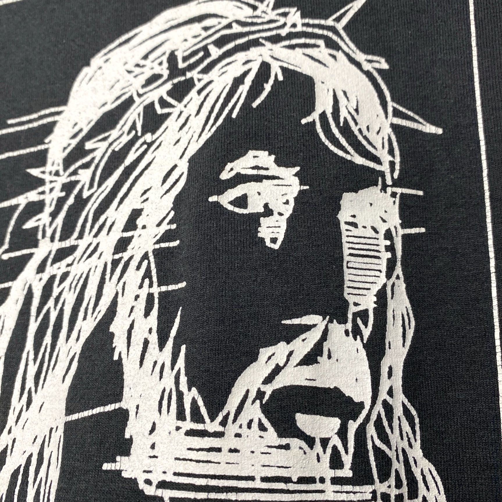 Vintage VINTAGE Best T-Shirt Jesus 90s Black XL USA Made Single Stitch Mens Shirt Size US XL / EU 56 / 4 - 4 Thumbnail