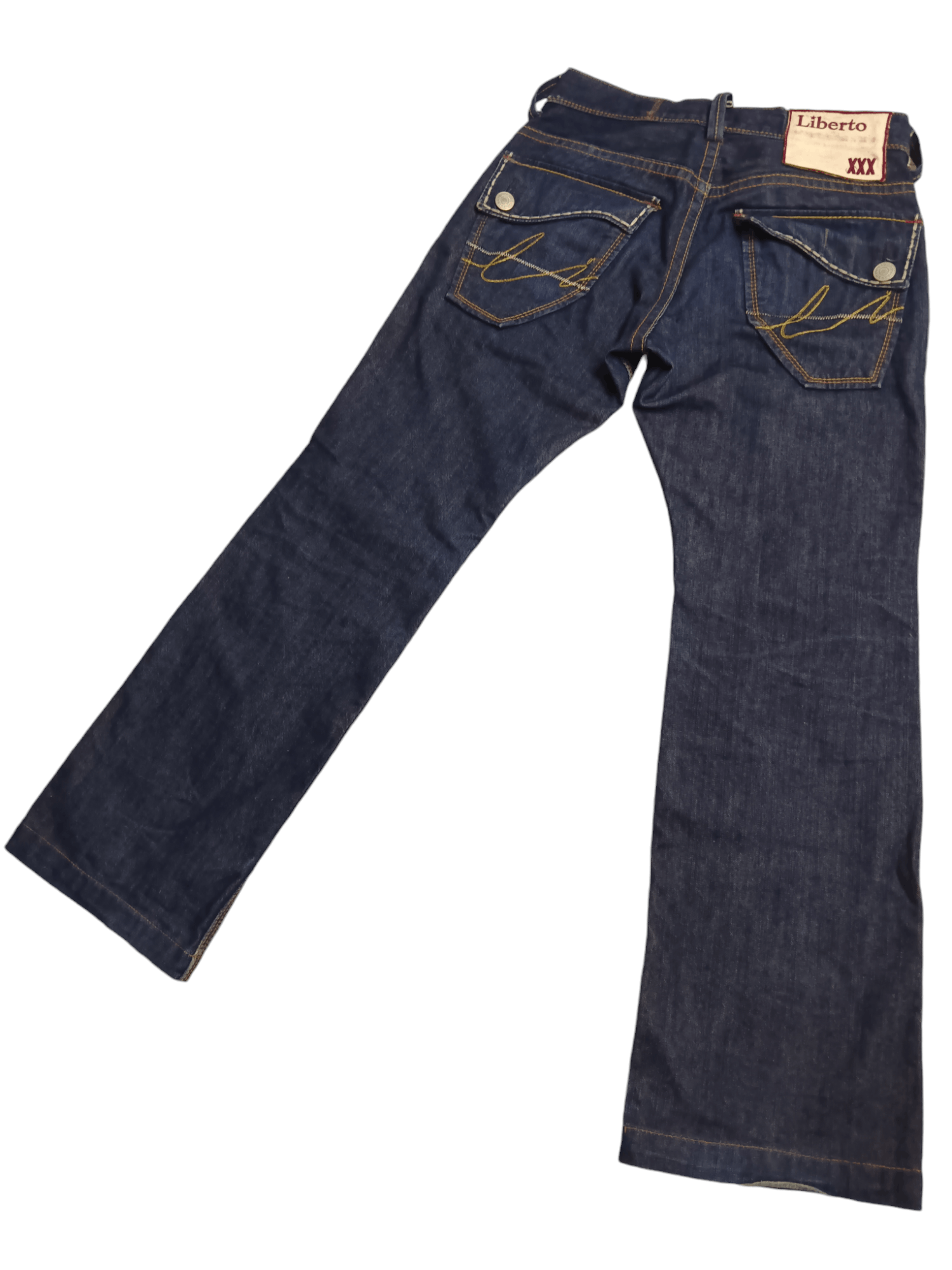 If Six Was Nine Liberto XXX Triple Resistance Flare Bush Denim Size US 29 - 3 Thumbnail