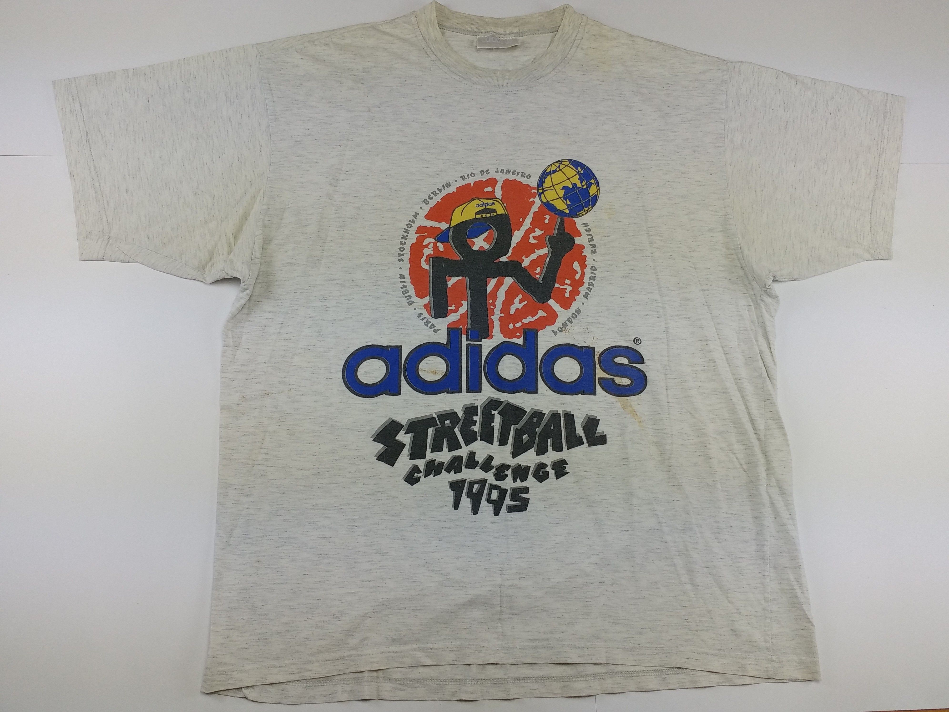 Adidas Adidas Streetball Challenge t-shirt, 1995, vintage hip hop L Size US L / EU 52-54 / 3 - 2 Thumbnail