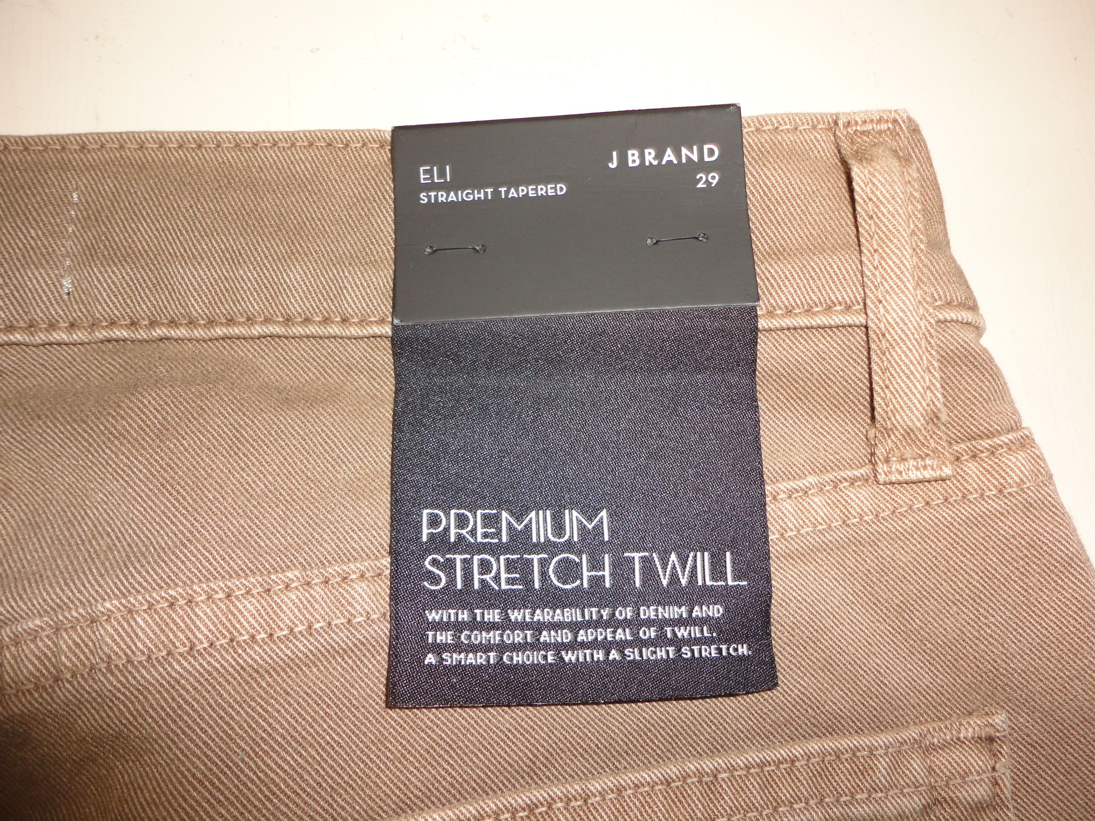 J Brand J BRAND "ELI" Premium Stretch Twill Pants NWT!! Sz 29x31 Size US 29 - 7 Thumbnail