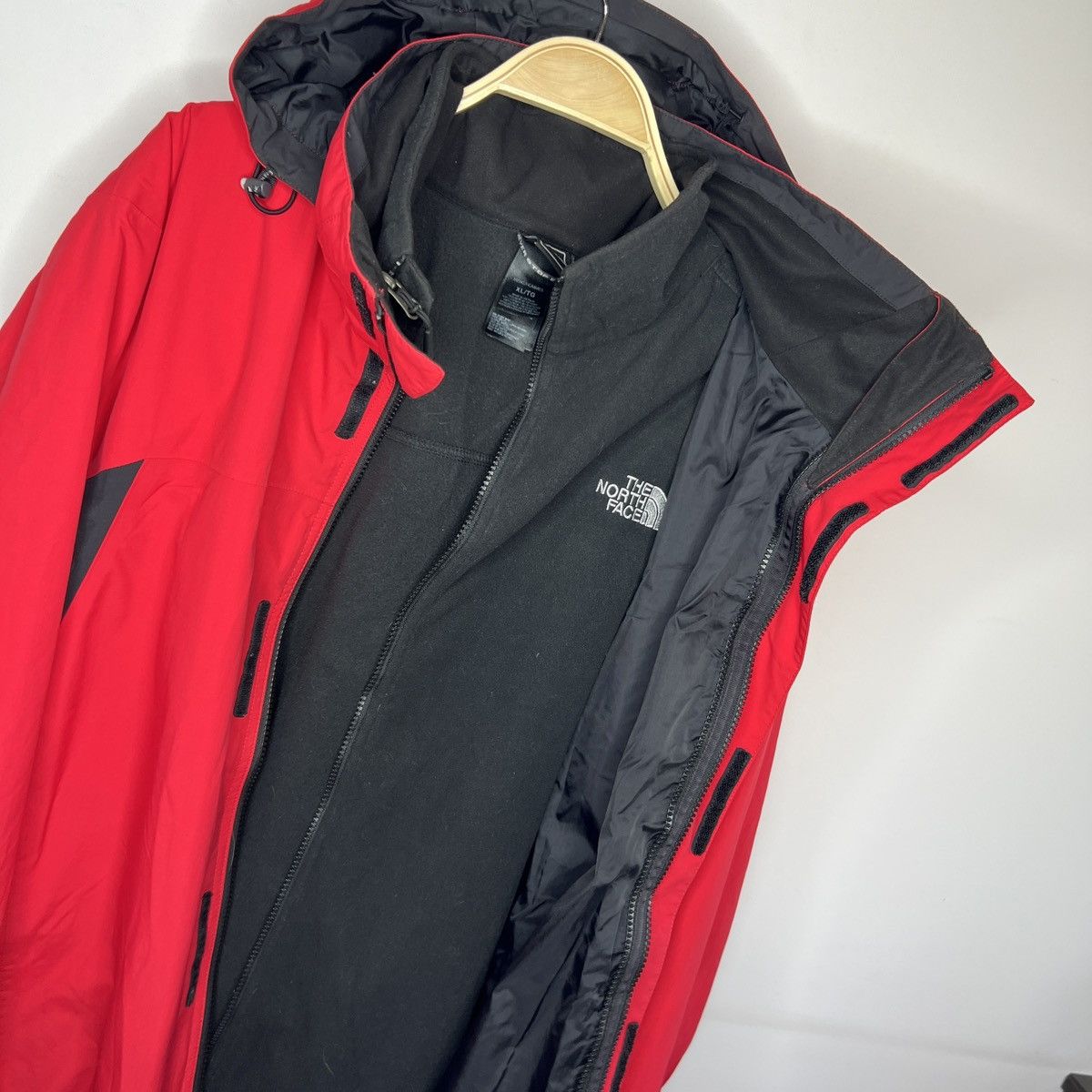 The North Face × Vintage THE NORTH Face 3in1 Jacket Brown Vintage Y2k Style Size US XL / EU 56 / 4 - 2 Thumbnail